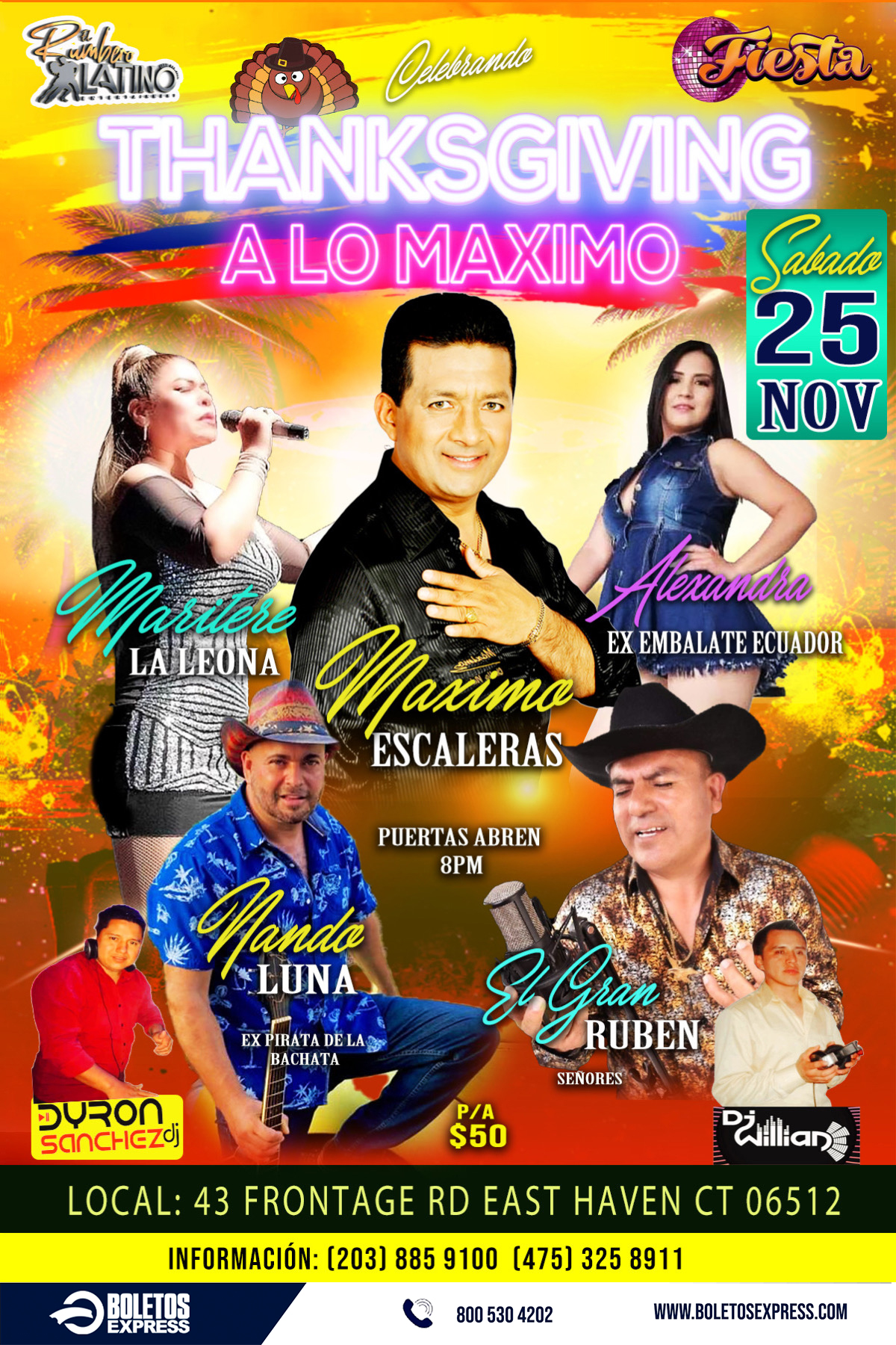 Buy tickets for MAXIMO ESCALERAS | MARITERE LA LEONA | NANDO LUNA | EL GRAN RUBEN | ALEXANDRA EX EMBALANTE ECUADOR MAXIMO ESCALERAS | MARITERE LA LEONA | NANDO LUNA | EL GRAN RUBEN | ALEXANDRA EX EMBALANTE ECUADOR