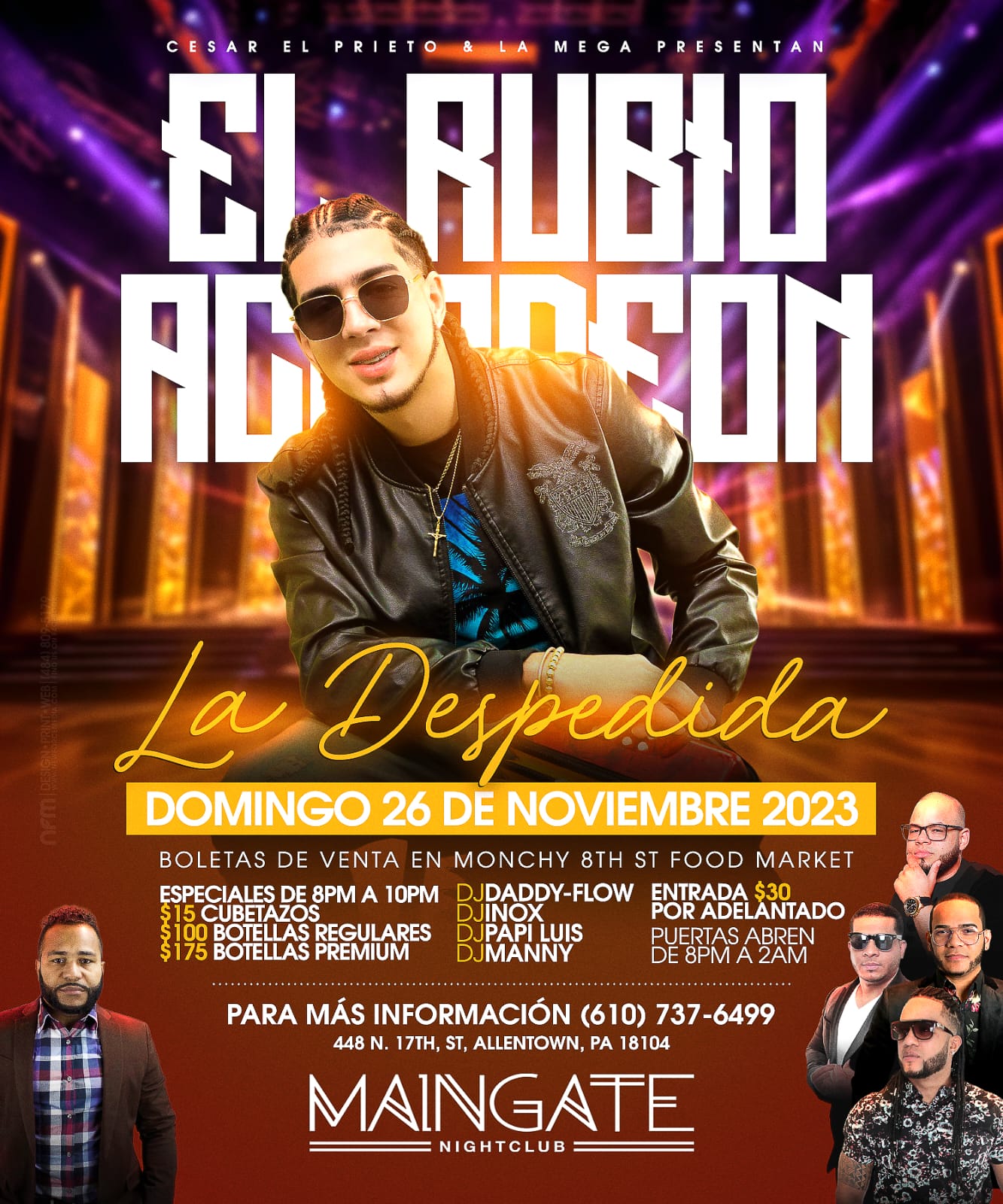 Buy tickets for EL RUBIO ACORDEON EL RUBIO ACORDEON