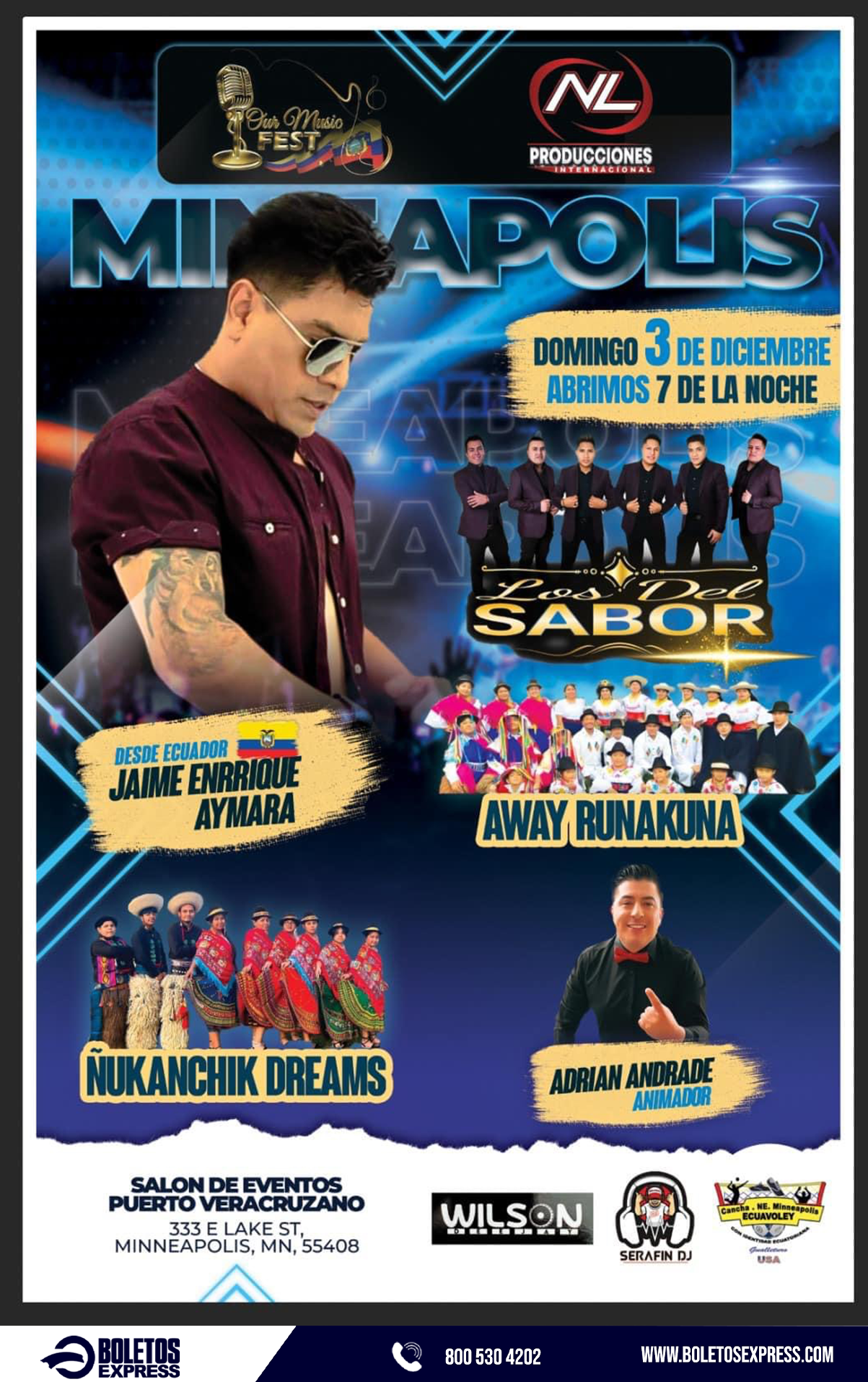 JAIME ENRIQUE | LOS DEL SABOR | AWAY RUNAKUNA