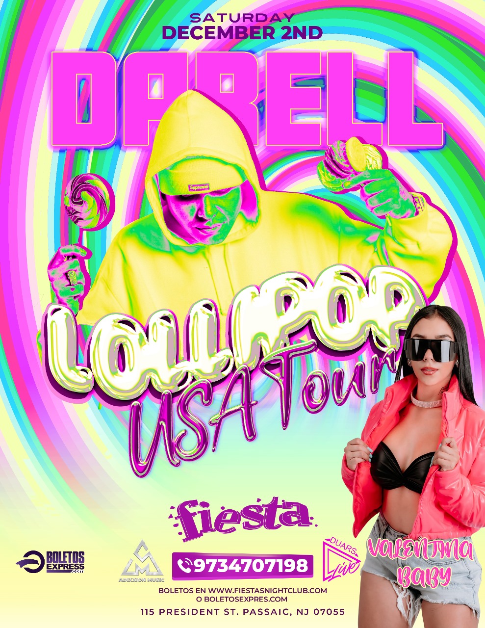 Buy tickets for DARELL, VALENTINA BABY DARELL, VALENTINA BABY
