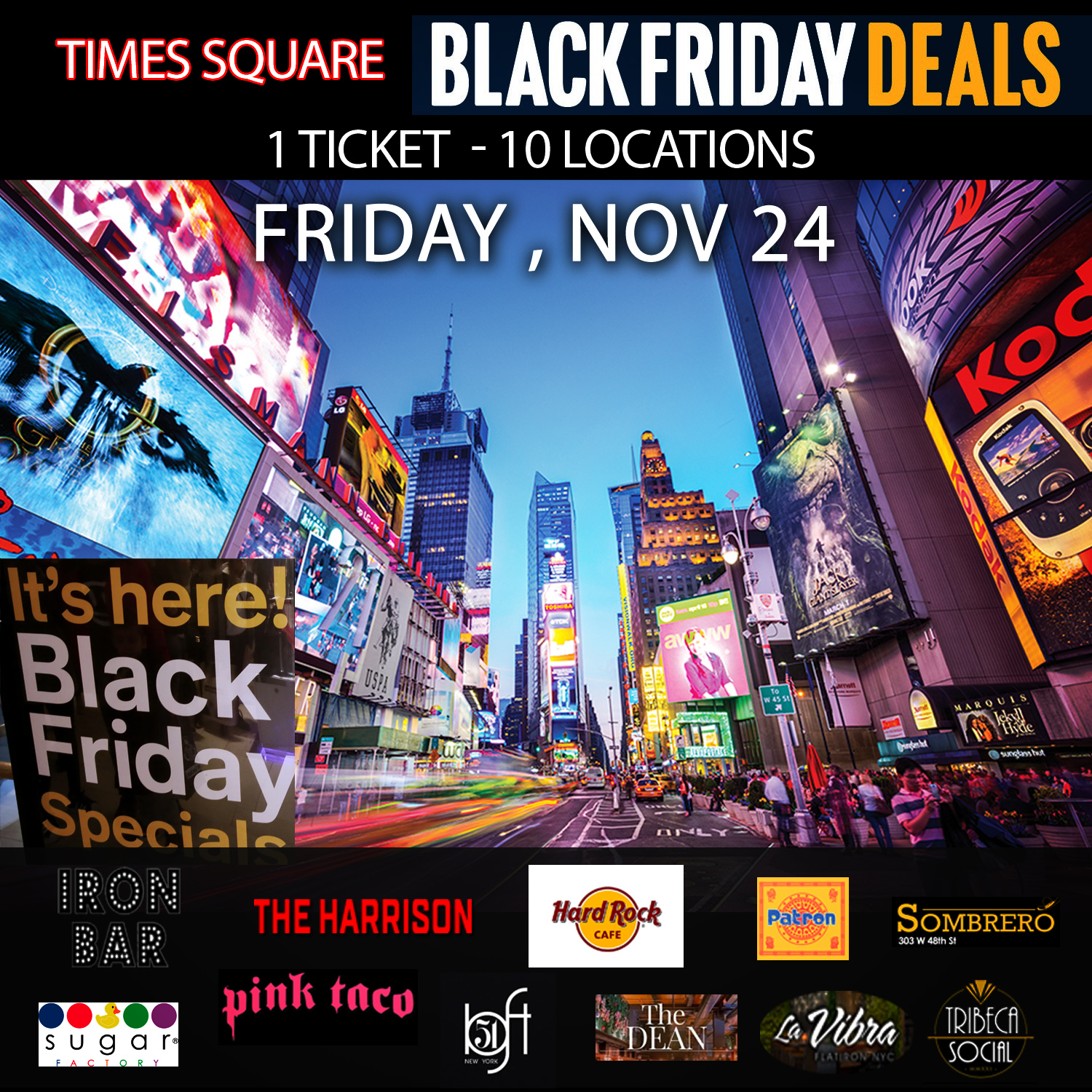 Buy tickets for BLACK FRIDAY CLUB CRAWL BLACK FRIDAY CLUB CRAWL