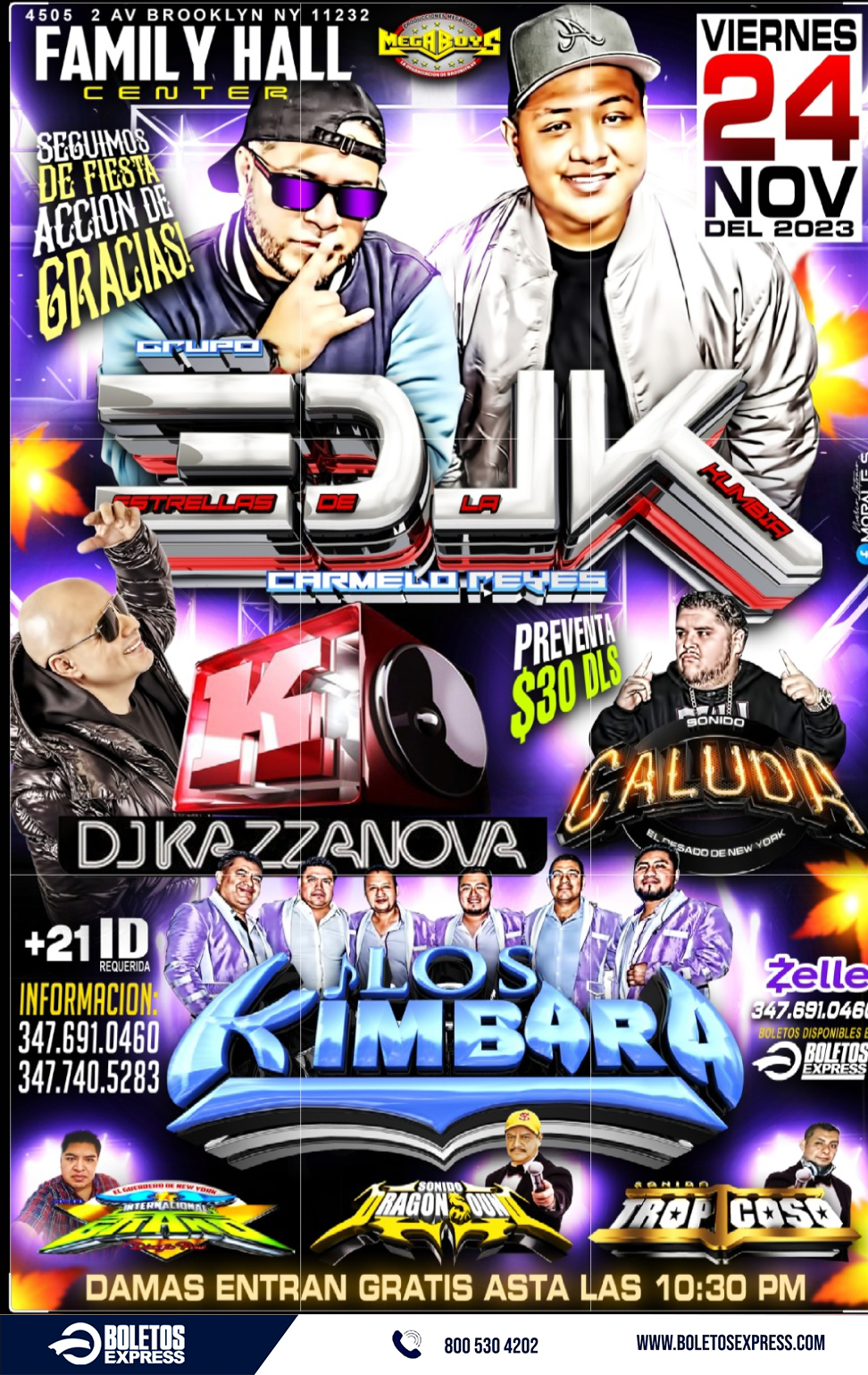 GRUPO EDLK | DJ KAZZANOVA | CALUDA | LOS KIMBARA