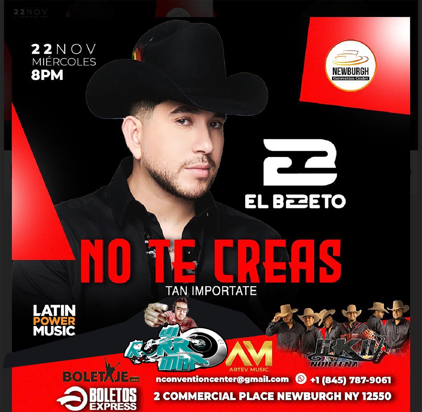 Buy tickets for EL BEBETO EN CONCIERTO EN THANKSGIVING WEEK EL BEBETO EN CONCIERTO EN THANKSGIVING WEEK