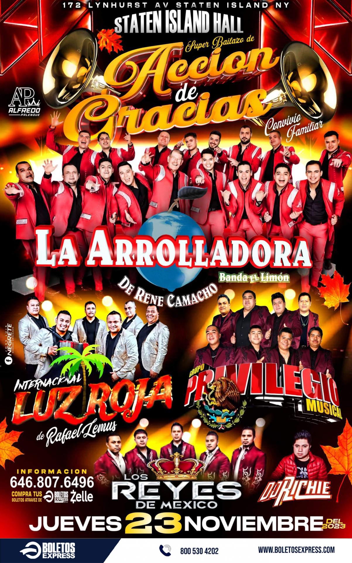 Buy tickets for LA ARROLLADORA | INTERNACIONAL LUZ ROJA | GRUPO PRIVILEGIO MUSICAL LA ARROLLADORA | INTERNACIONAL LUZ ROJA | GRUPO PRIVILEGIO MUSICAL