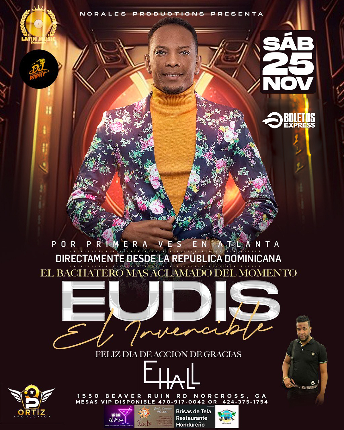 Buy tickets for EUDIS EL INVENCIBLE EUDIS EL INVENCIBLE