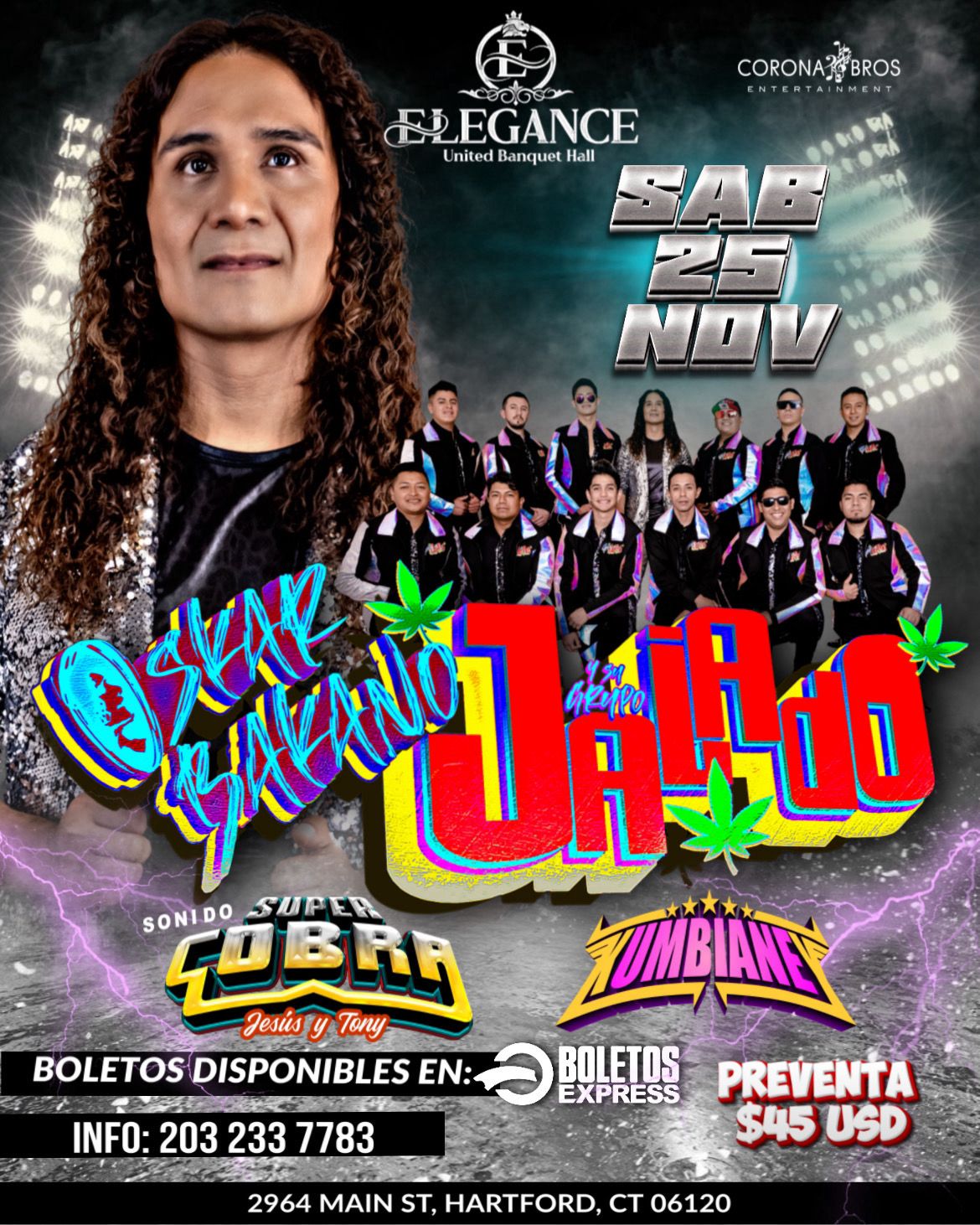 Buy tickets for Grupo jalado de oscar bakano en hartford connnecticut Grupo jalado de oscar bakano en hartford connnecticut
