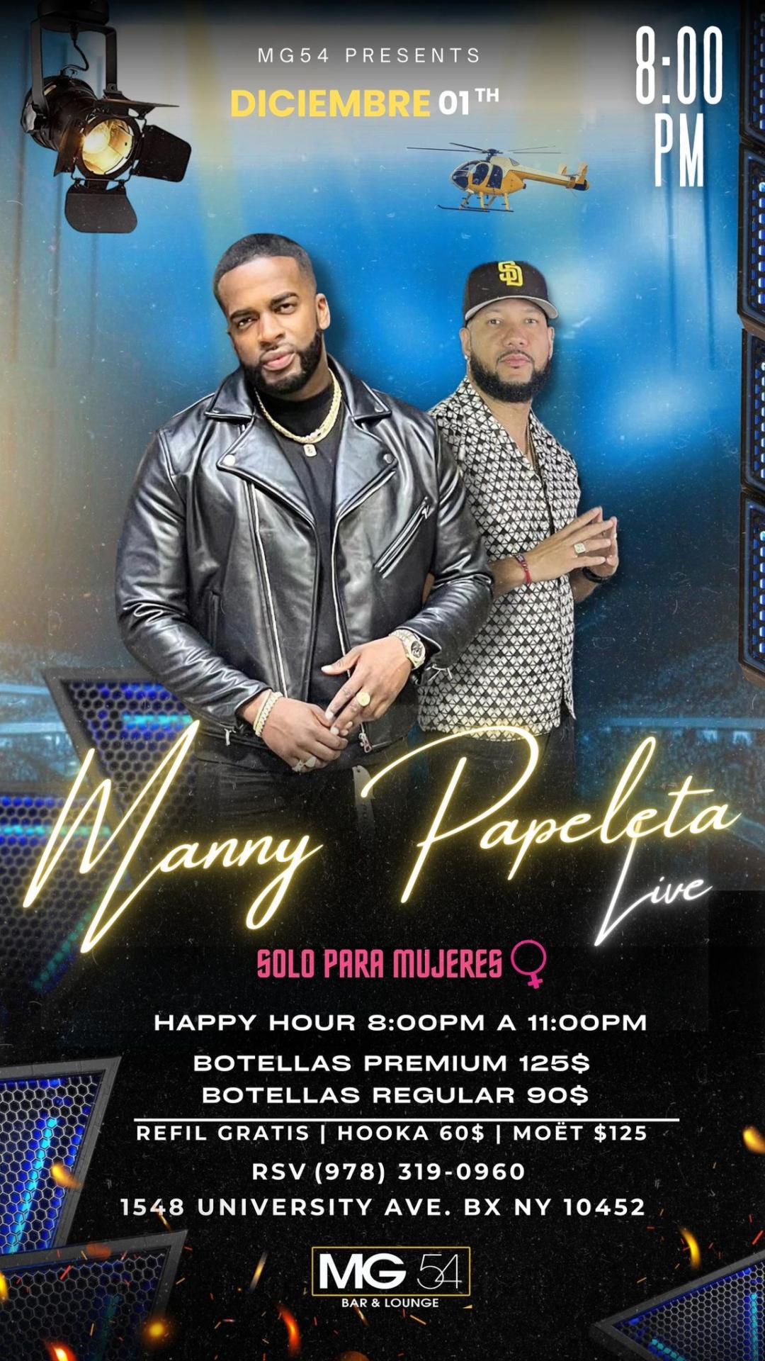 Buy tickets for Manny Papeleta Manny Papeleta