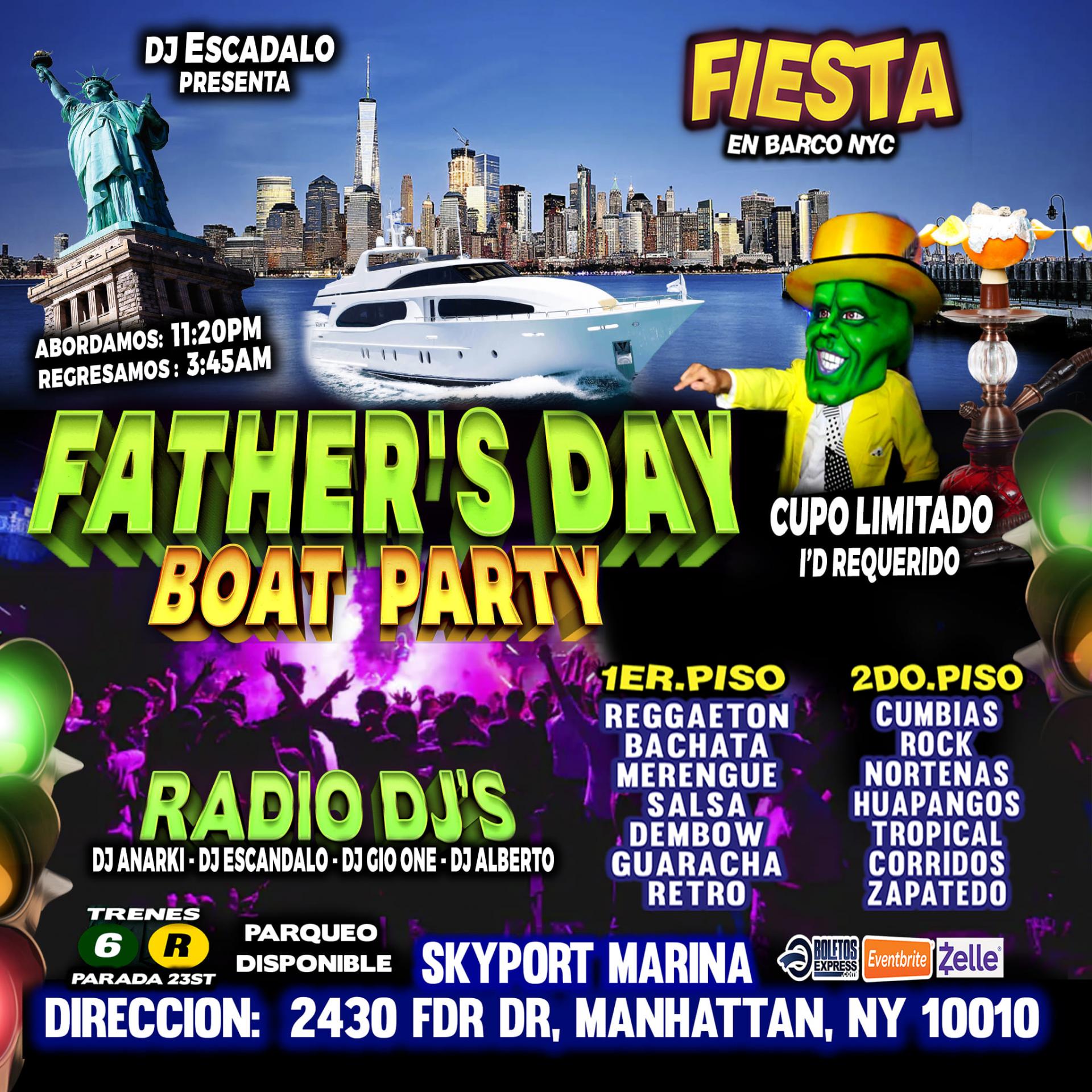 Buy tickets for RUMBA LATINA EN BARCO + RADIO DJ'S + MANHATTAN NY RUMBA LATINA EN BARCO + RADIO DJ'S + MANHATTAN NY