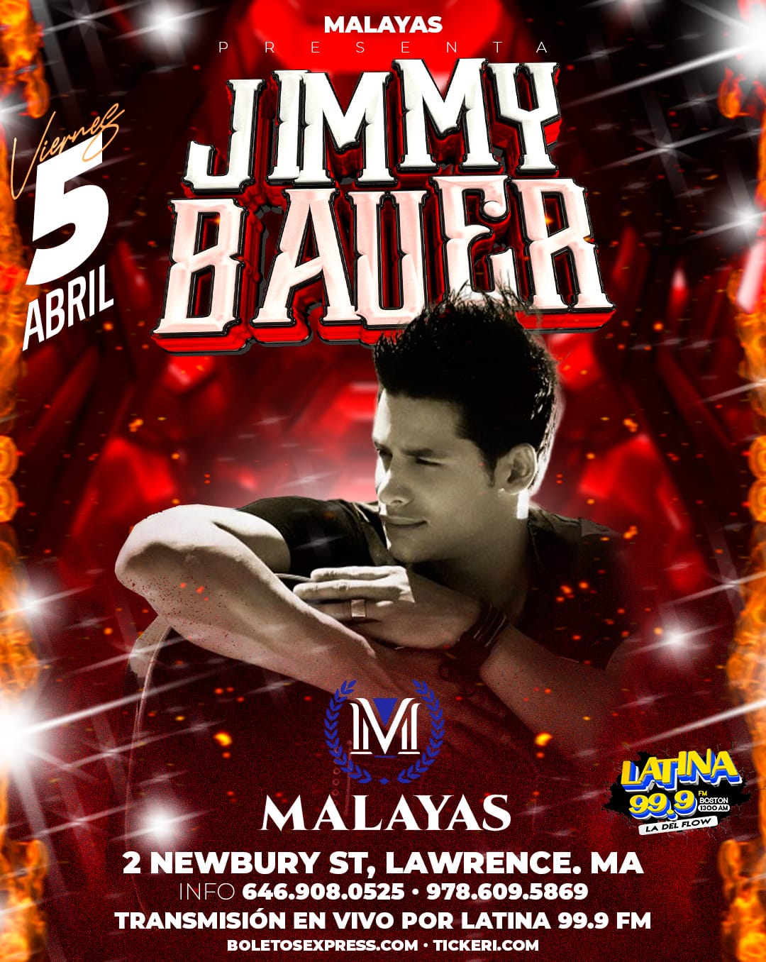 Buy tickets for Jimmy Bauer Release Party @ Malayas Lawrence Jimmy Bauer Release Party @ Malayas Lawrence