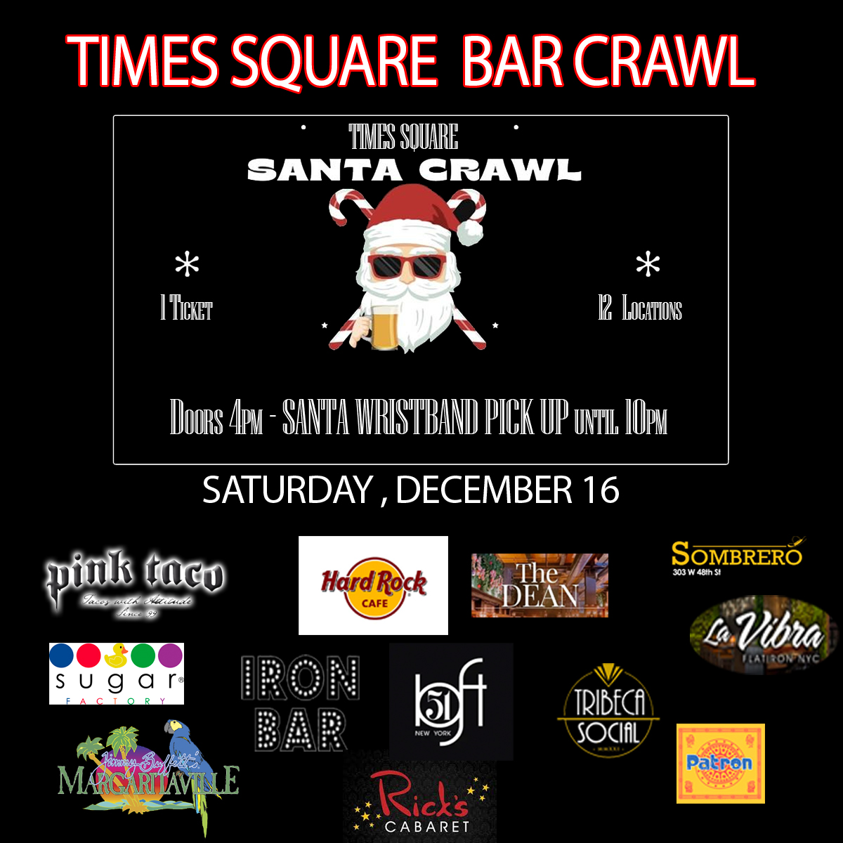 SANTA BAR CRAWL