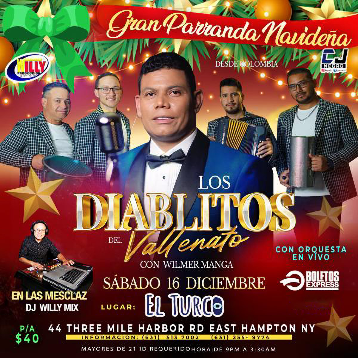 LOS DIABLITOS DEL VALLENATO CON WILMER MANGA