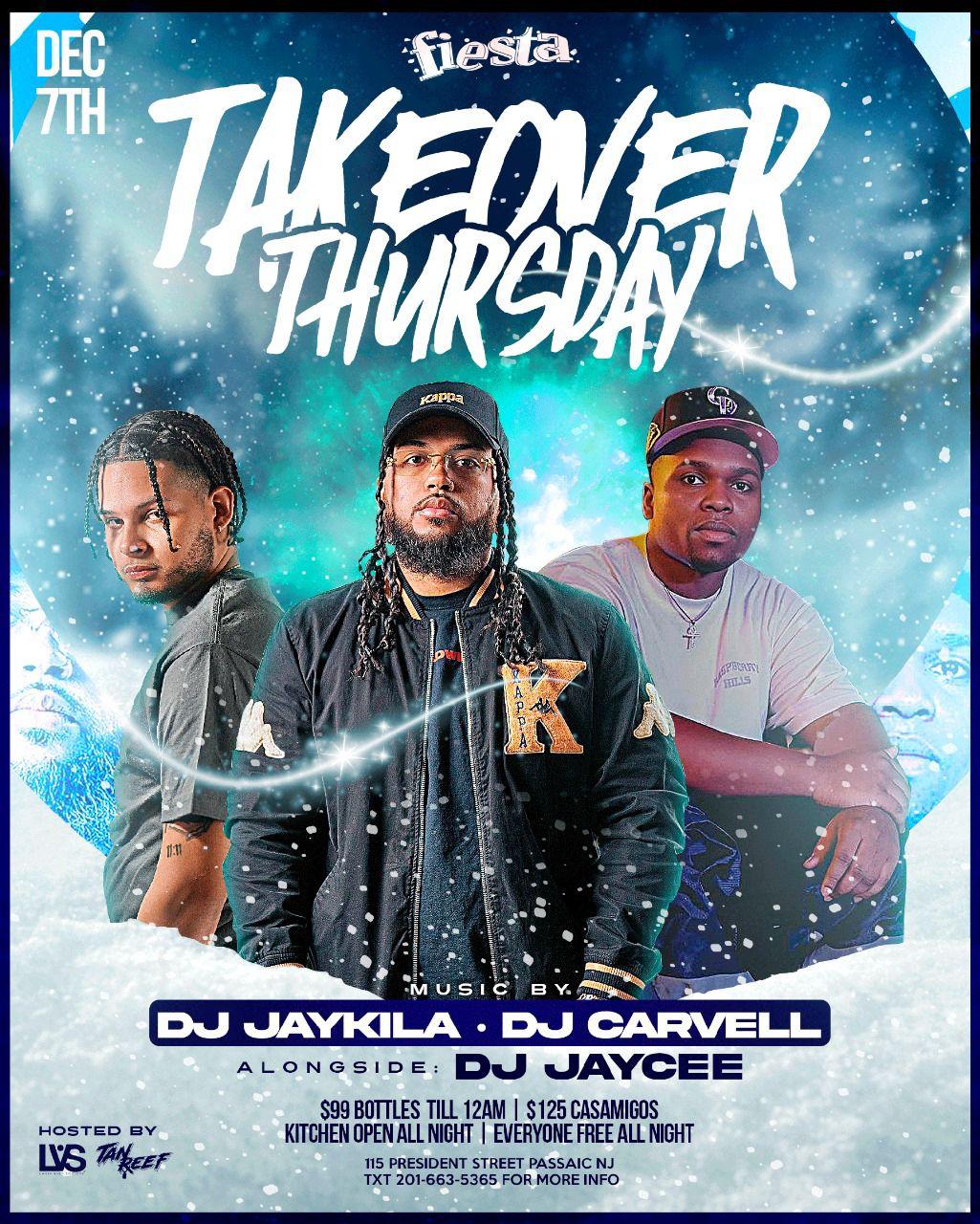 Buy tickets for DJ JAYKILA, DJ CARVELL, DJ JAYCEE DJ JAYKILA, DJ CARVELL, DJ JAYCEE