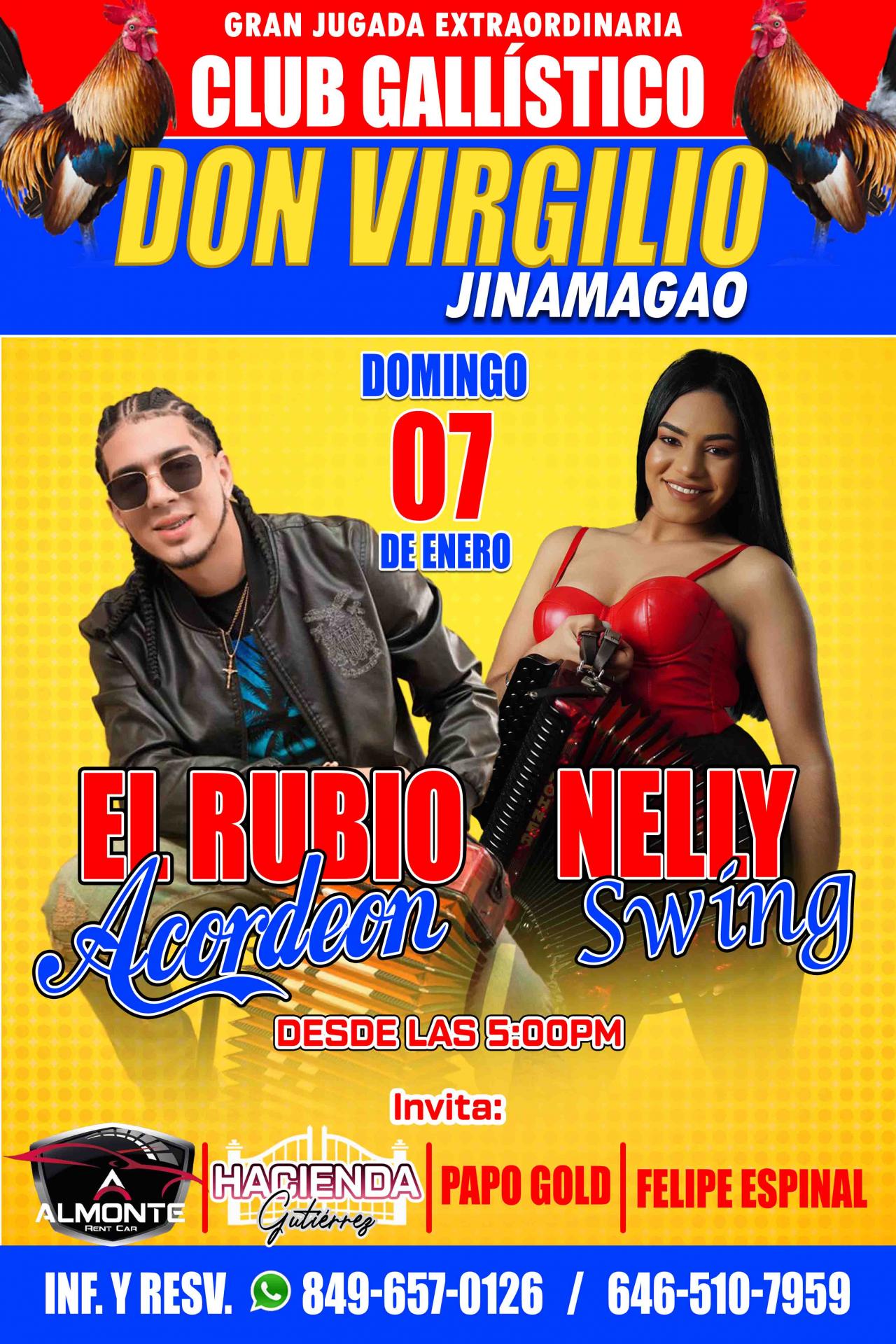 Buy tickets for EL RUBIO ACORDEON & NELLY SWING EL RUBIO ACORDEON & NELLY SWING