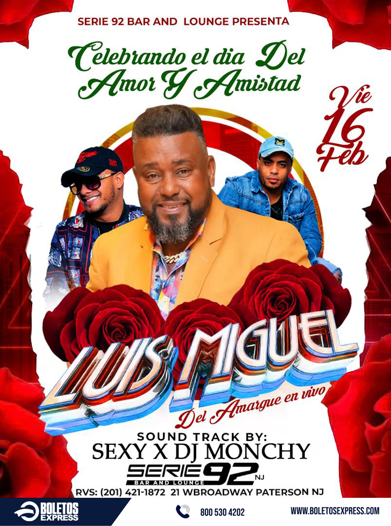 CELEBRANDO EL DIA DEL AMOR Y LA AMISTAD, LUIS MIGUEL DEL AMARGUE