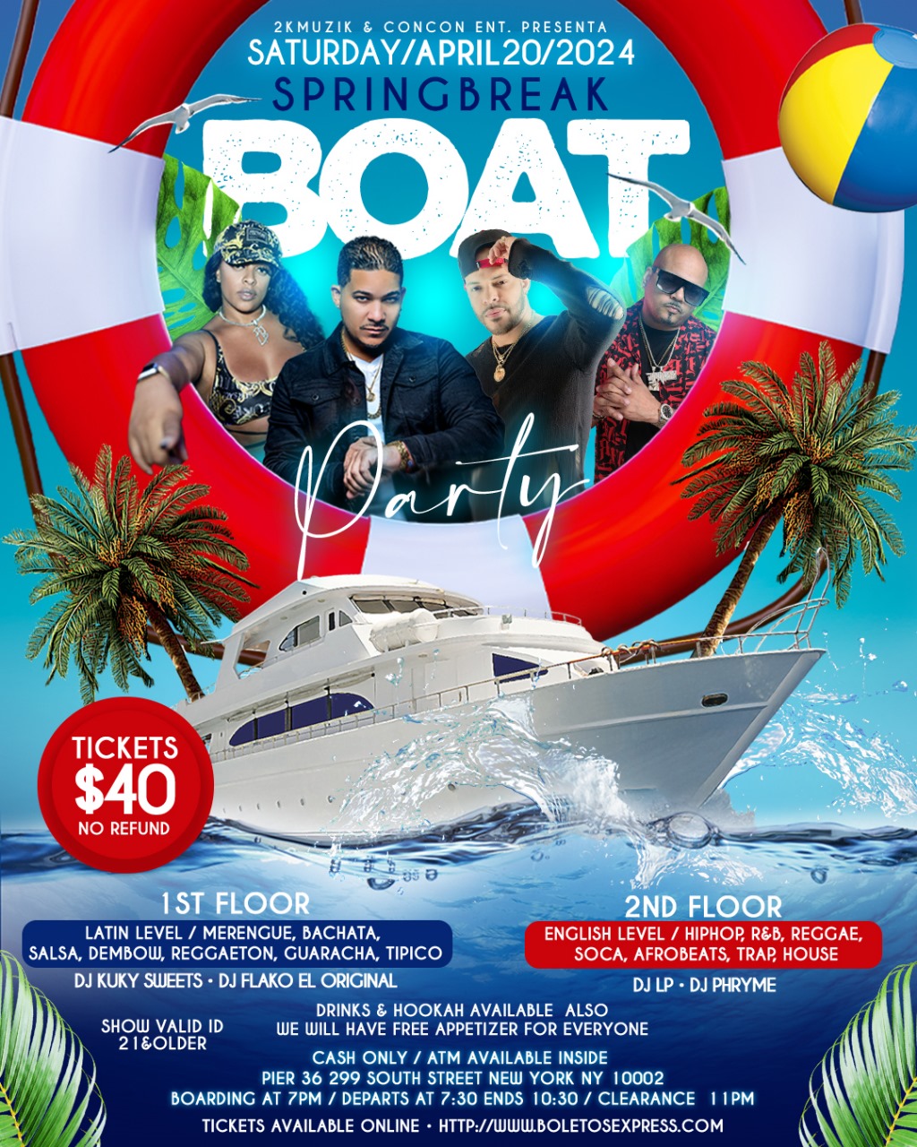 SPRING BREAK BOAT PARTY 2K24 