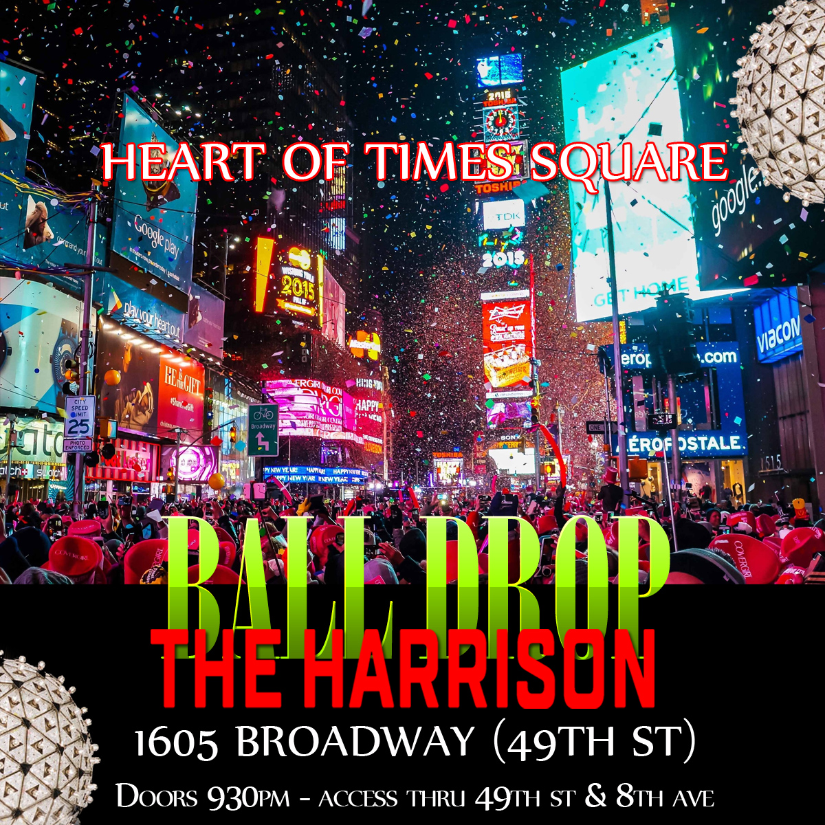 BALLDROP on TIMES SQUARE