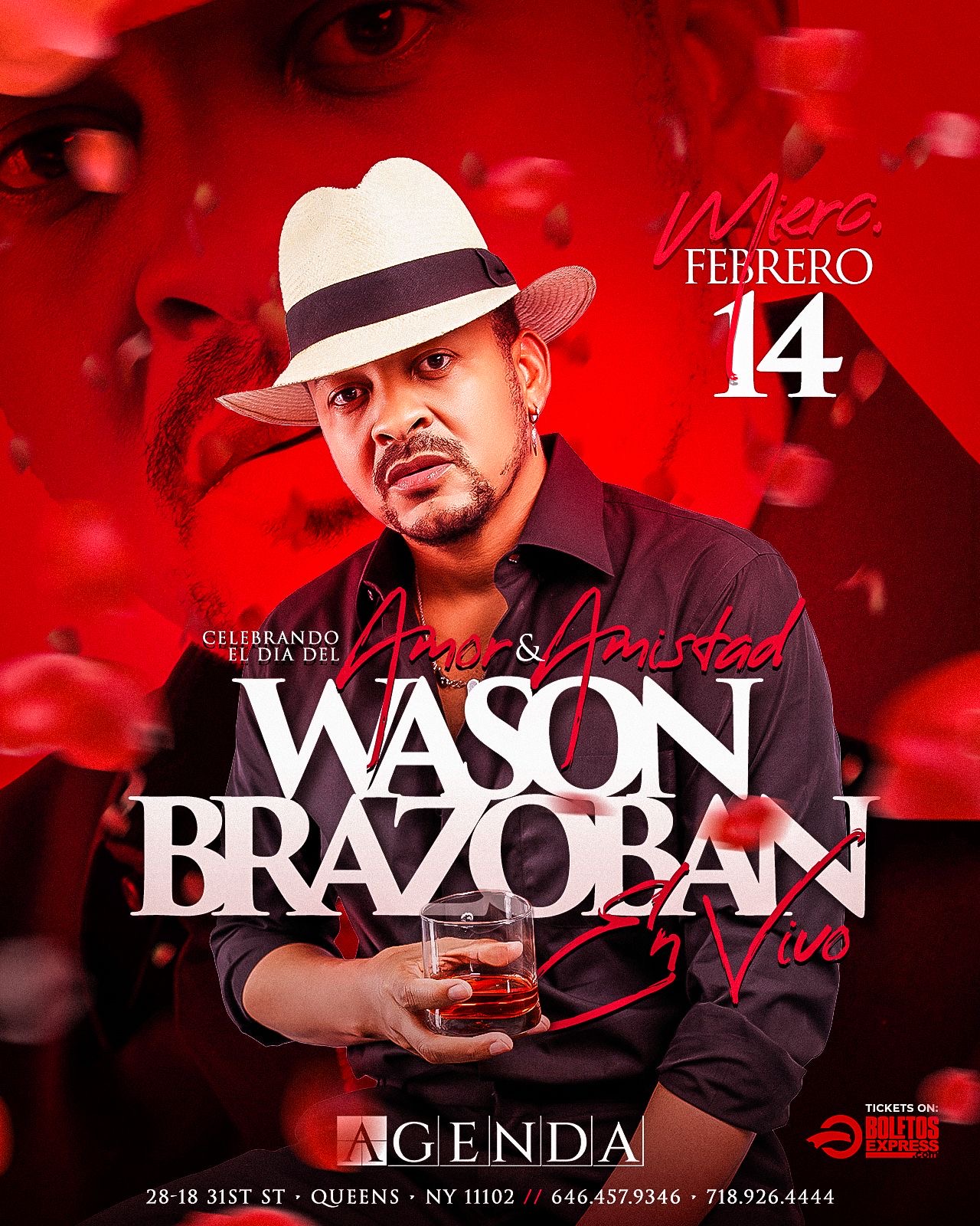 Buy tickets for Wason Brazoban “Dia de San Valentín” Wason Brazoban “Dia de San Valentín”