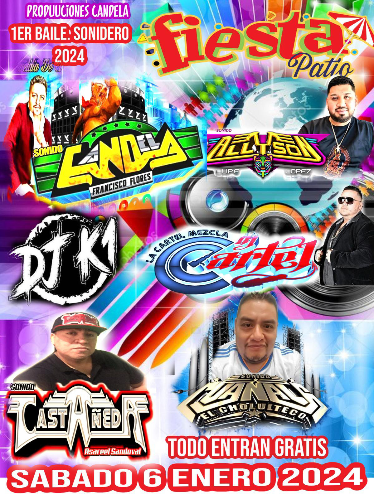 Buy tickets for SONIDO CANDELA, ALYSON, DJ K1, DJ CARTEL,SONIDO CASTAÑEDA, SONIDO CUANALS SONIDO CANDELA, ALYSON, DJ K1, DJ CARTEL,SONIDO CASTAÑEDA, SONIDO CUANALS