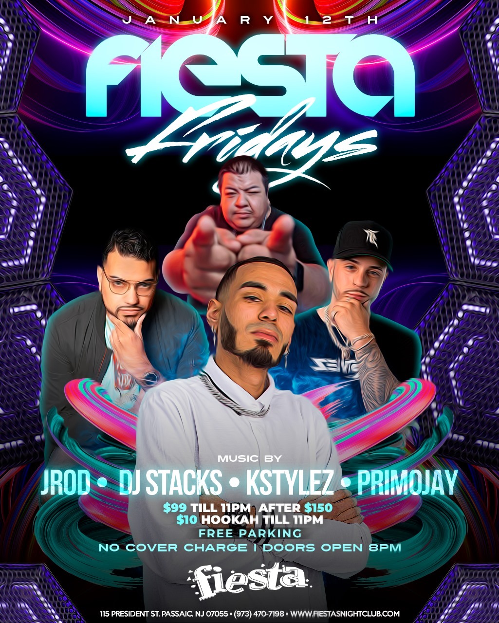 JROD, DJ STACKS, KSTYLEZ, PROMOJAY