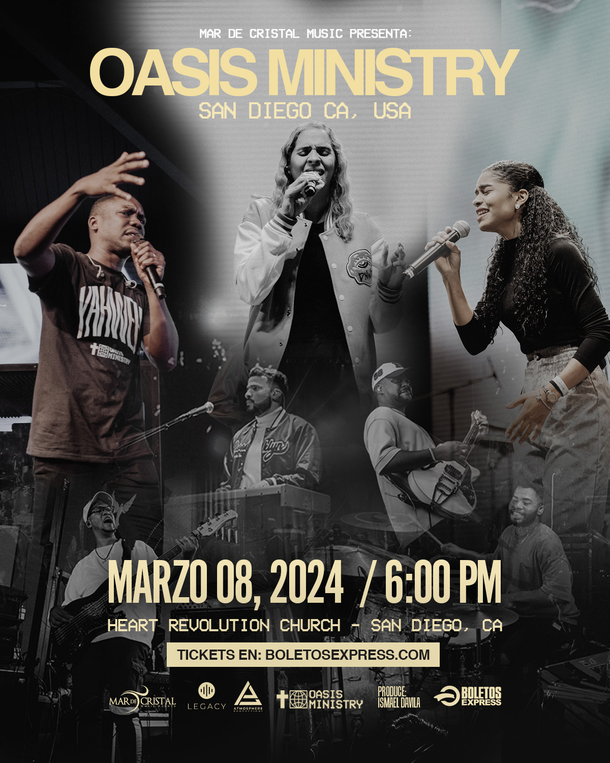 Oasis Ministry USA TOUR SAN DIEGO, CA 2024 Tickets BoletosExpress