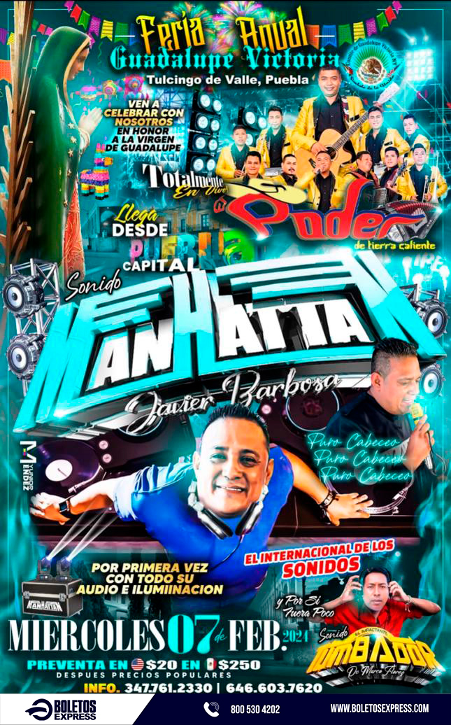 SONIDO MANHATTAN JAVIER BARBOSA | PODER DE TIERRA CALIENTE | SONIDO TUMBADOR
