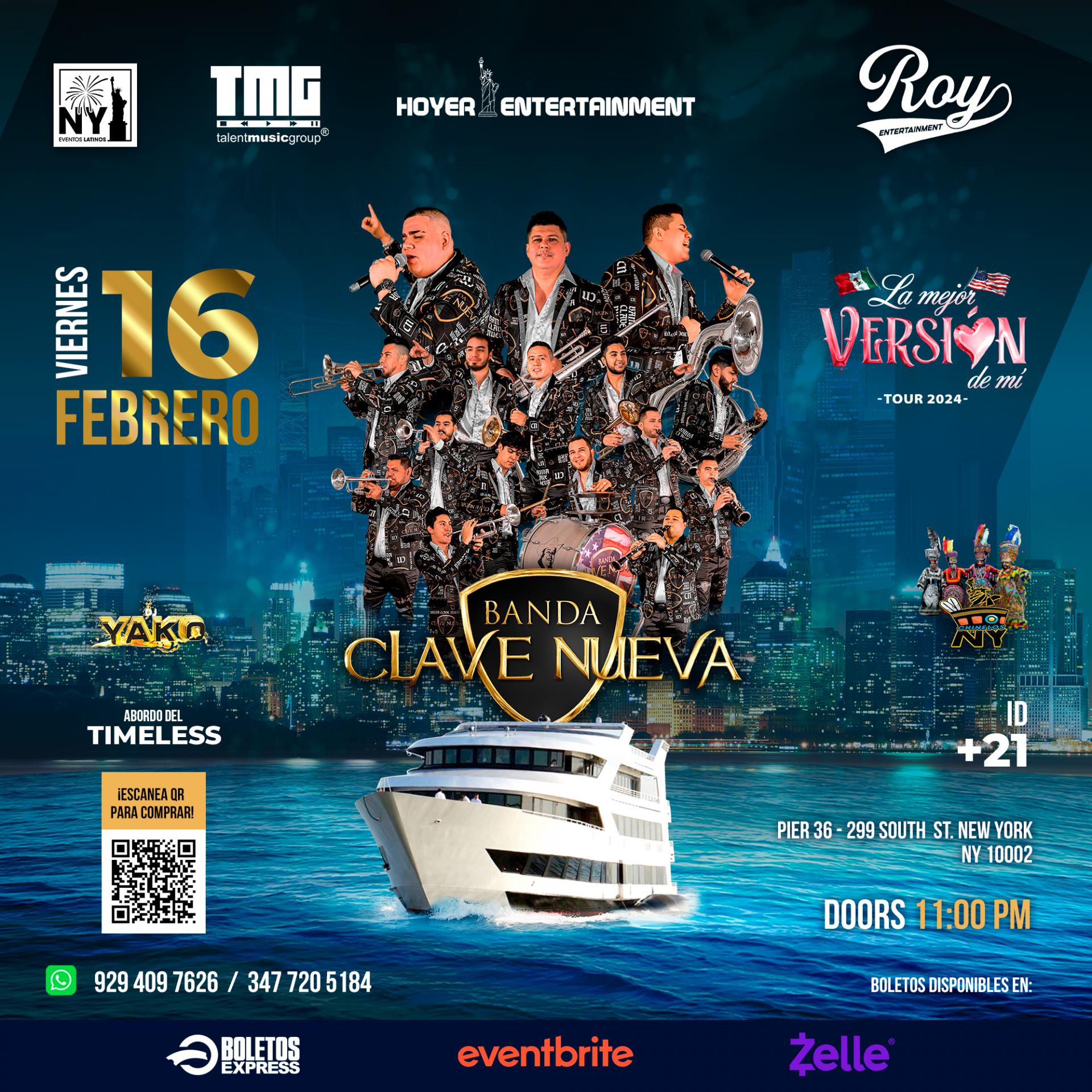 Buy tickets for BANDA CLAVE NUEVA EN NEW YORK BANDA CLAVE NUEVA EN NEW YORK