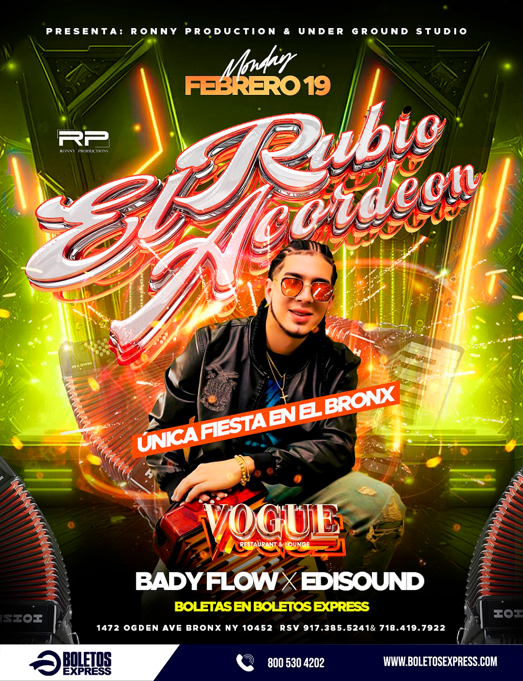 EL RUBIO ACORDEON Tickets - BoletosExpress