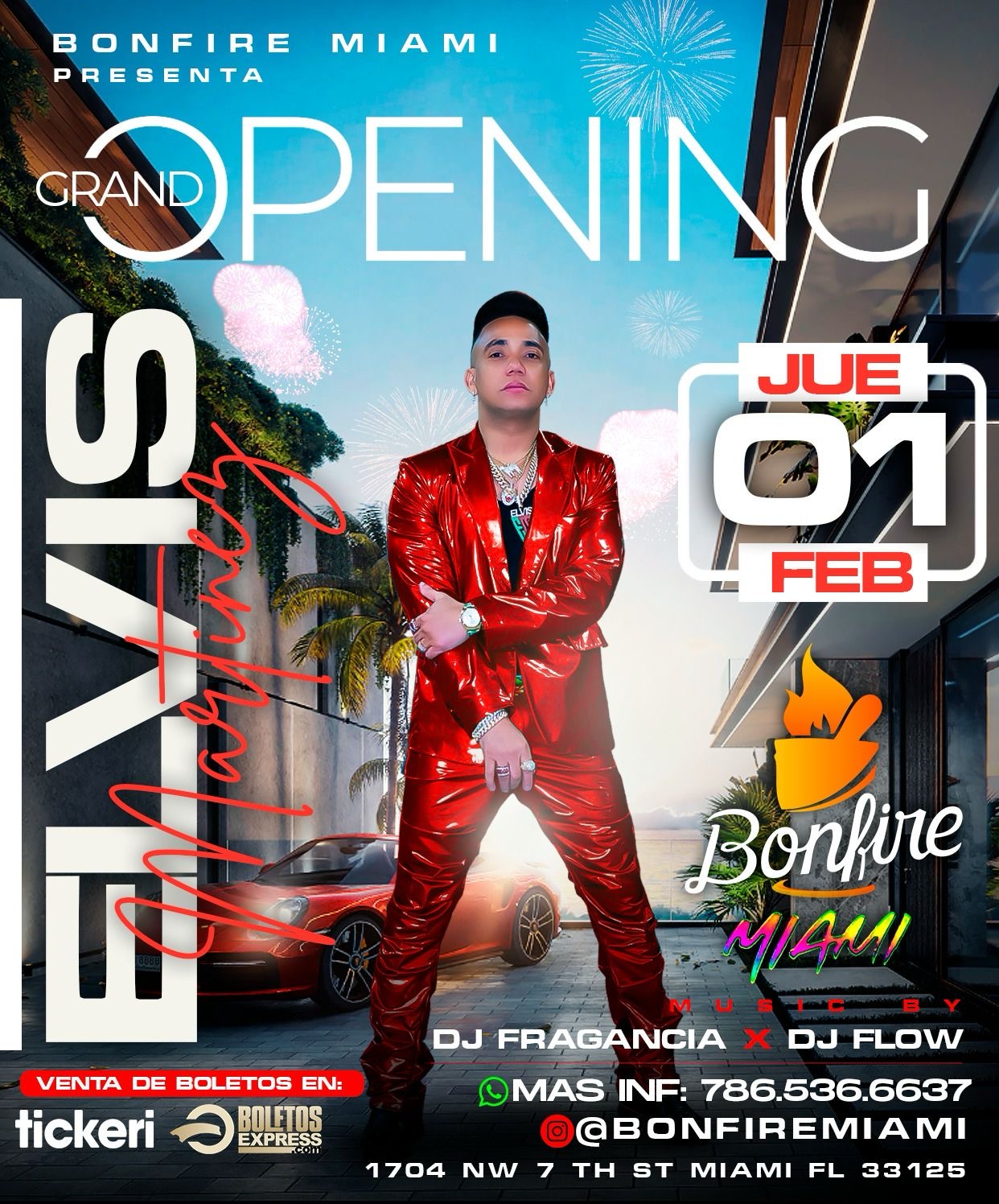 Buy tickets for Elvis Martinez Elvis Martinez