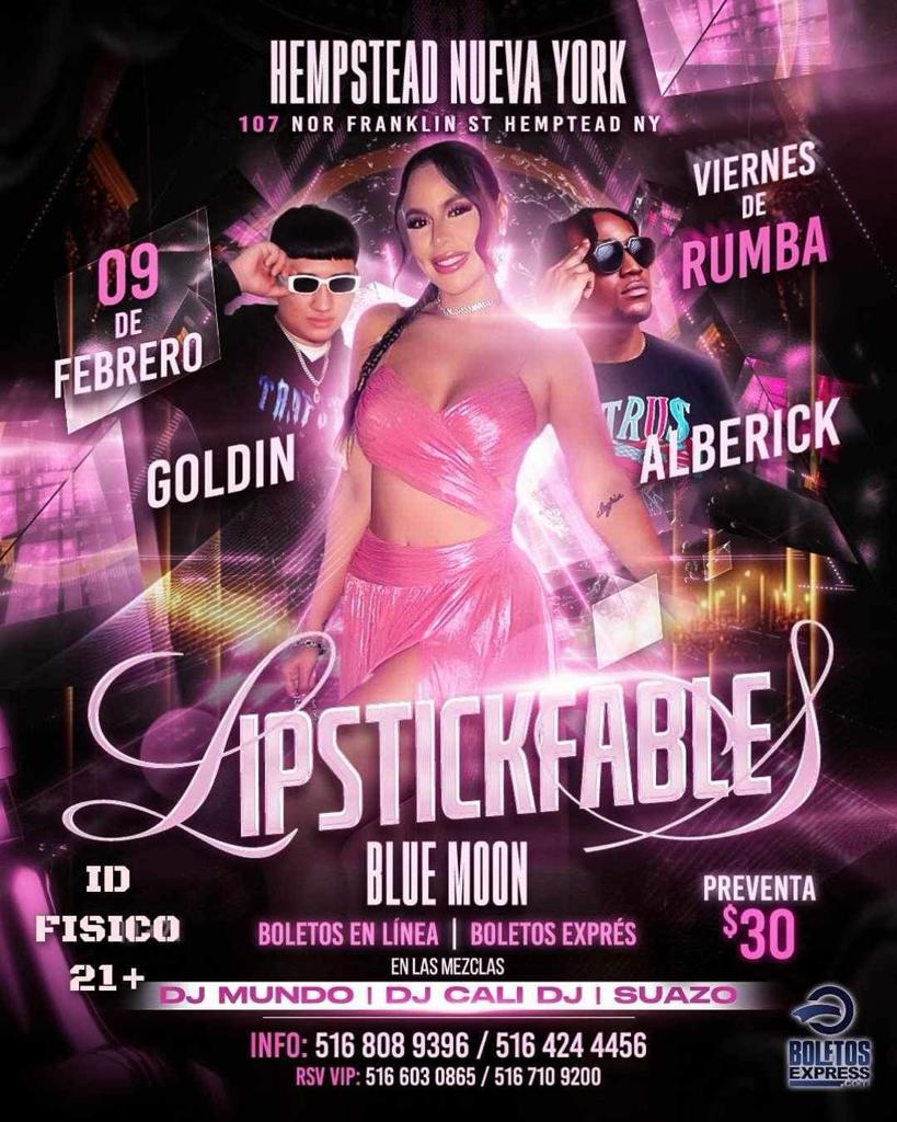 Buy tickets for LIPSTICKFABLE | GOLDIN | ALBERICK LIPSTICKFABLE | GOLDIN | ALBERICK