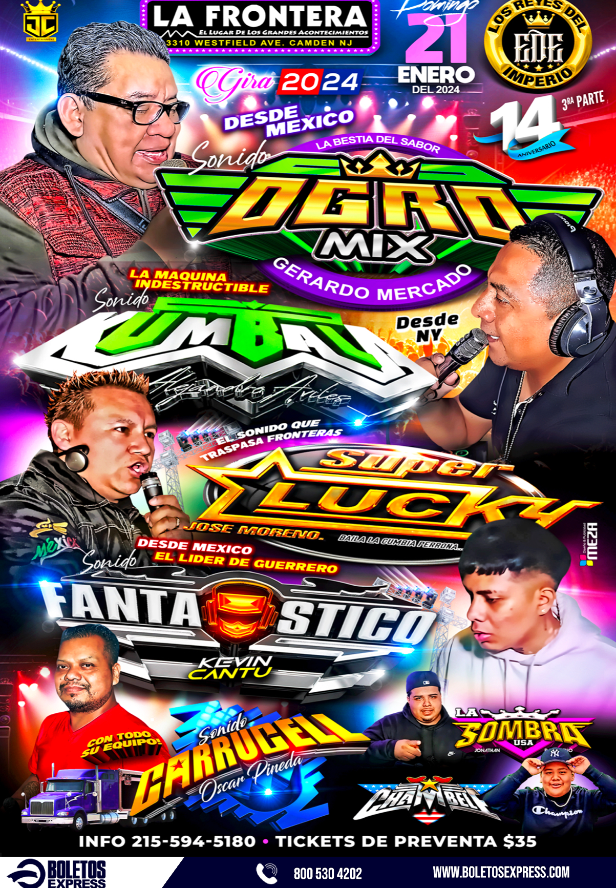 OGRO MIX | KUMBALA | SUPER LUCKY | FANTASTICO
