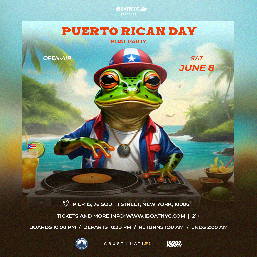 PUERTO RICAN DAY Weekend | Latin Boat Party Yacht Cruise NYC