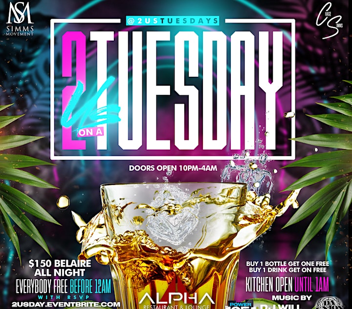 Buy tickets for Alpha Astoria Taco 2usTuesdays! Happy Hour, Live Djs Birthday packages Alpha Astoria Taco 2usTuesdays! Happy Hour, Live Djs Birthday packages