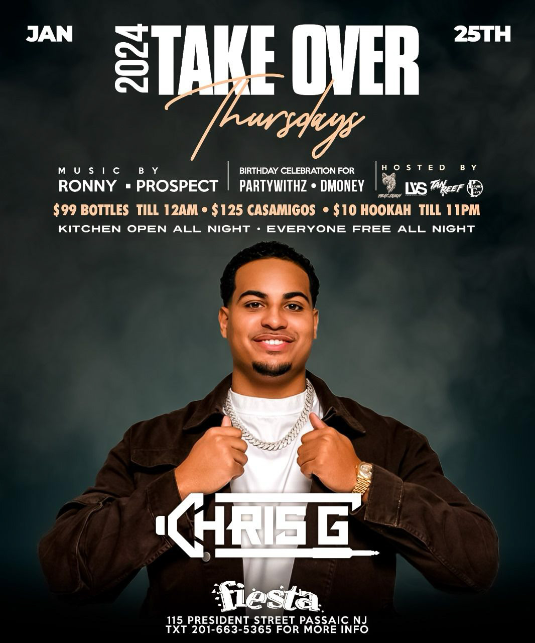 CHRIS G, DJ RONNY, DJ PROSPECT