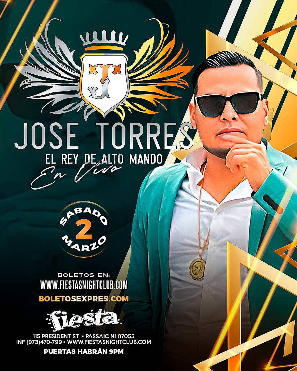 Buy tickets for JOSE TORRES EL REY DE ALTO MANDO JOSE TORRES EL REY DE ALTO MANDO