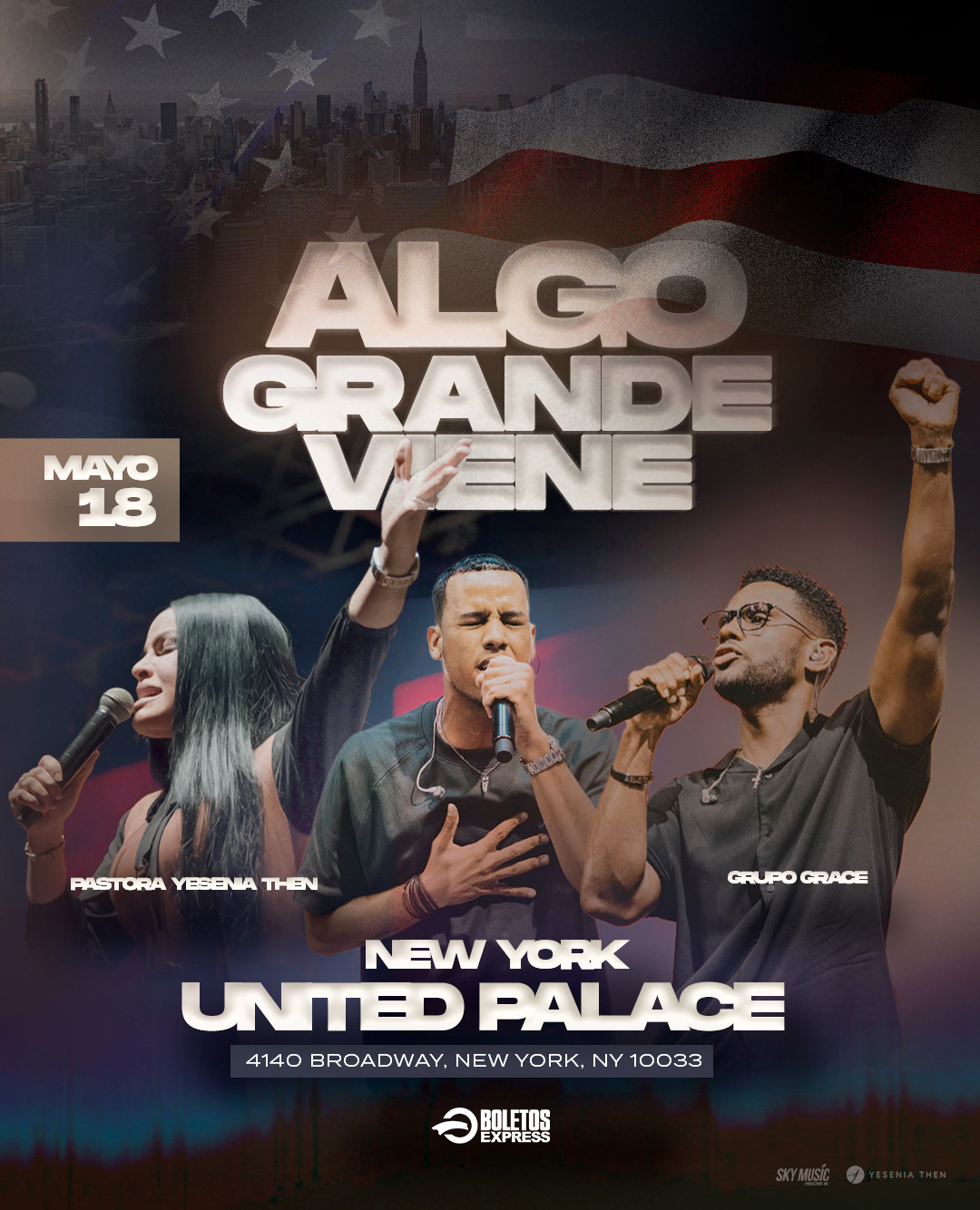 Buy tickets for PASTORA YESENIA THEN & GRUPO GRACE PASTORA YESENIA THEN & GRUPO GRACE