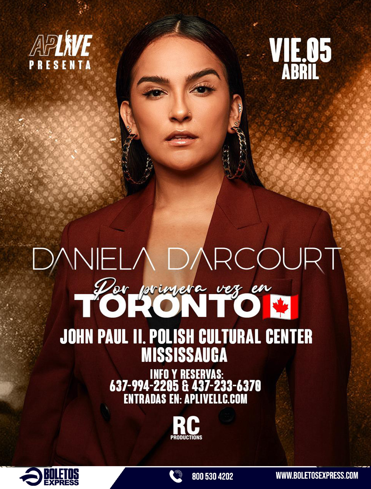 Buy tickets for DANIELA DARCOURT DANIELA DARCOURT