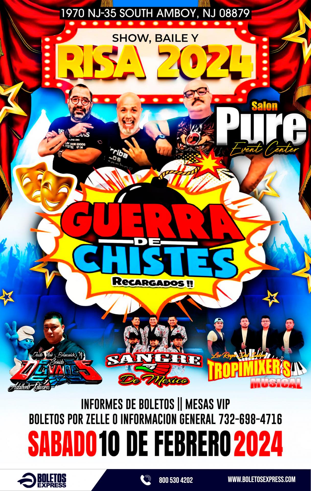Buy tickets for GUERRA DE CHISTES RECARGADOS GUERRA DE CHISTES RECARGADOS