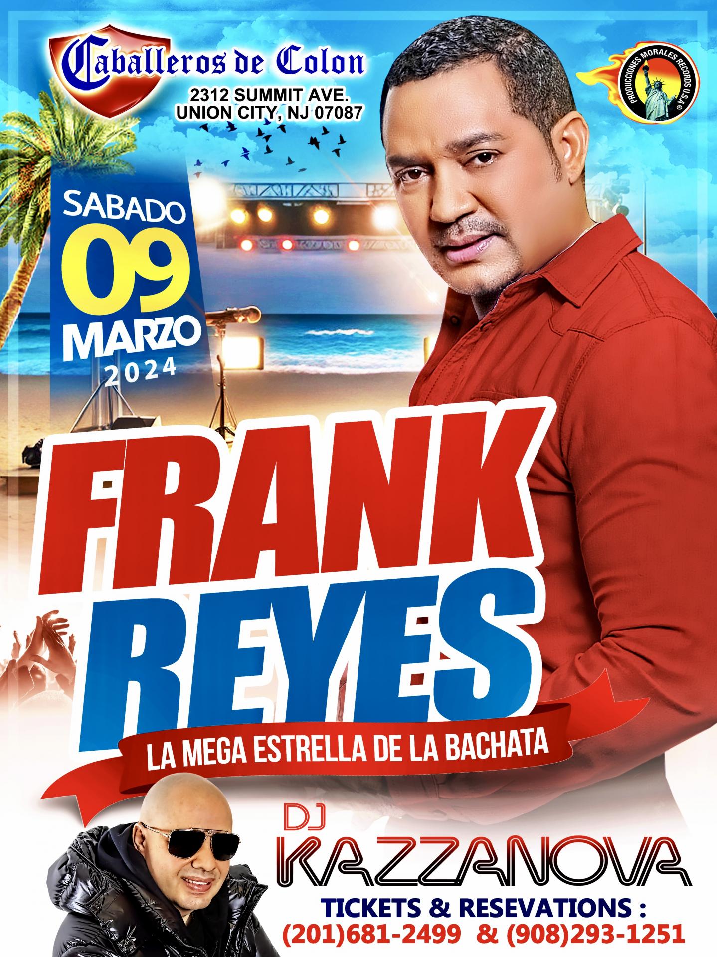 FRANK REYES En Union City New Jersey Tickets BoletosExpress
