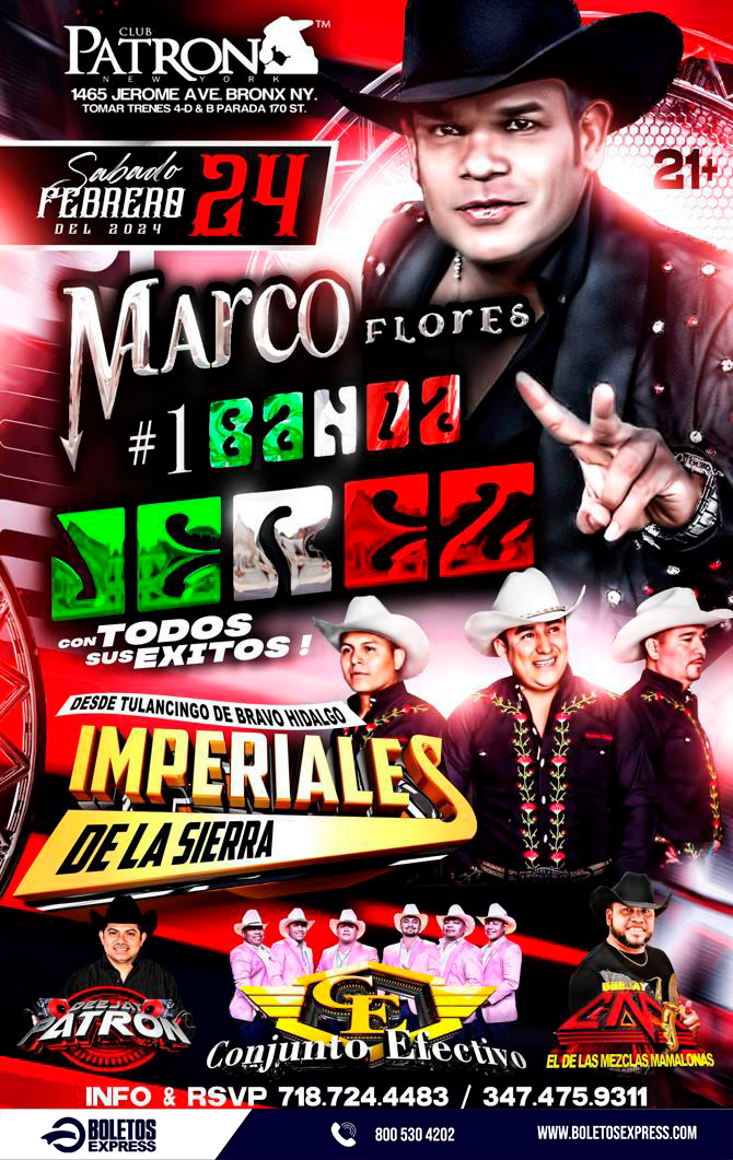 MARCO FLORES BANDA JEREZ Tickets BoletosExpress