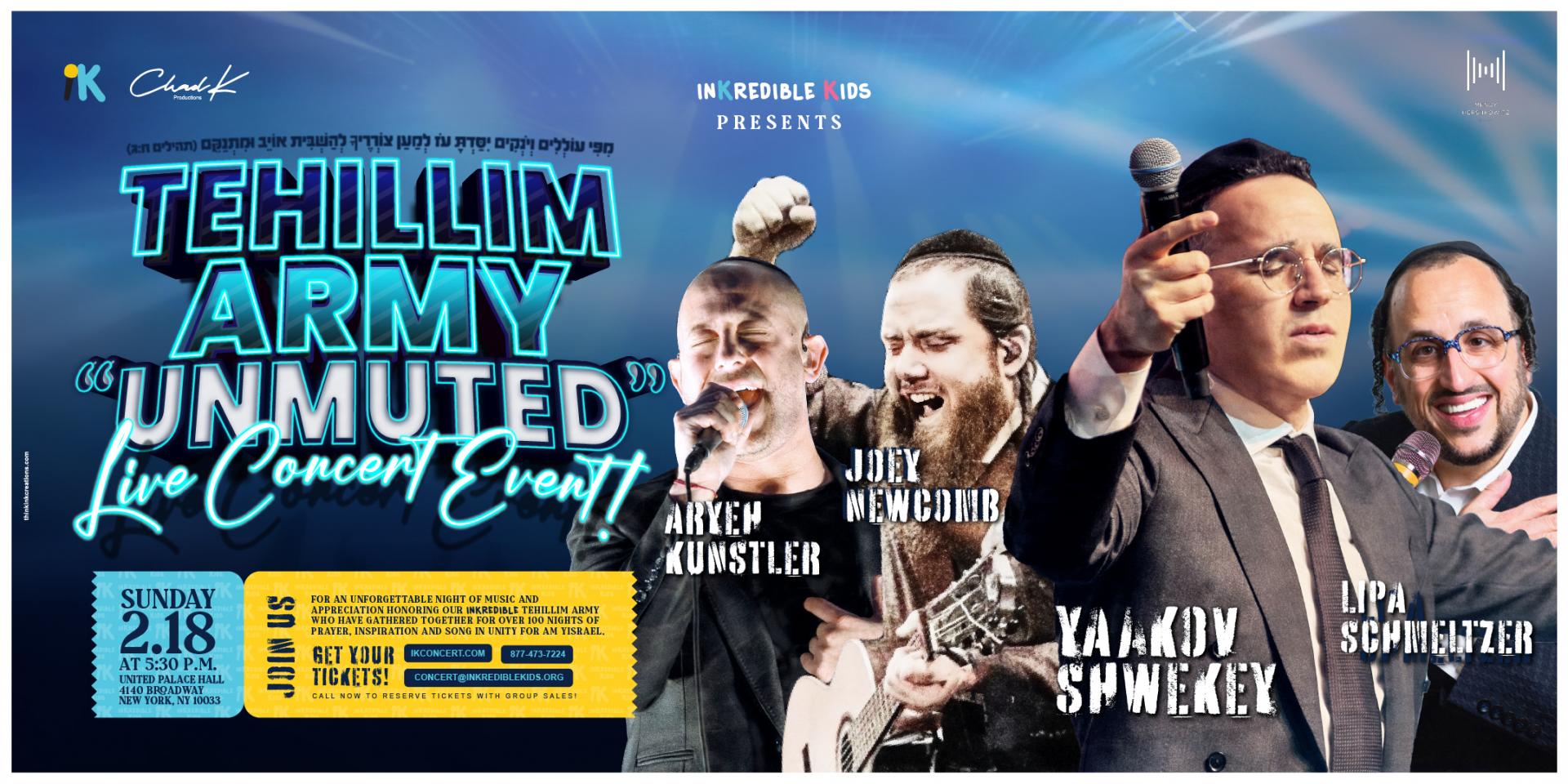 Buy tickets for The Tehillim Army “UNMUTED” The Tehillim Army “UNMUTED”