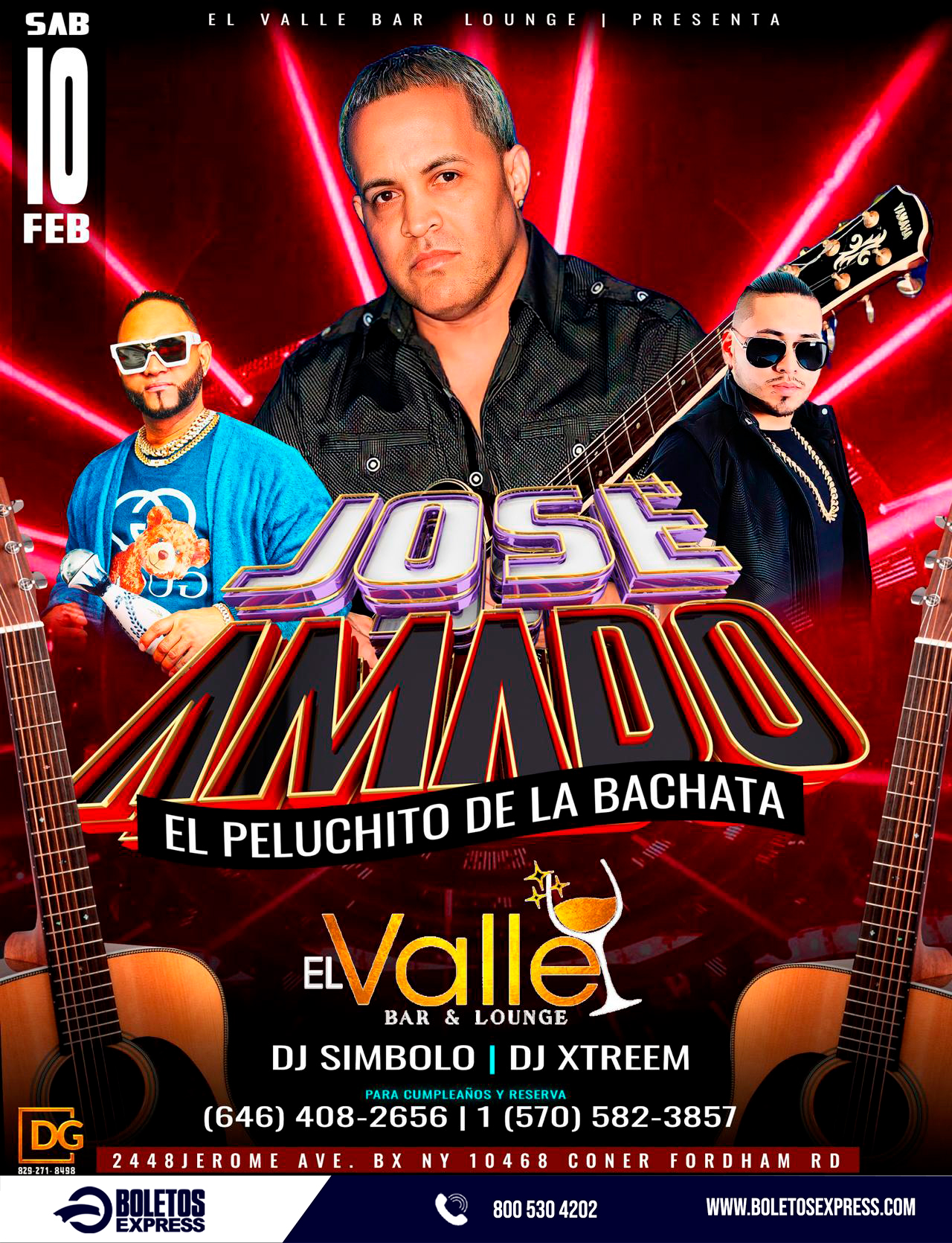 JOSE AMADO EL PELUCHITO DE LA BACHATA Tickets - BoletosExpress
