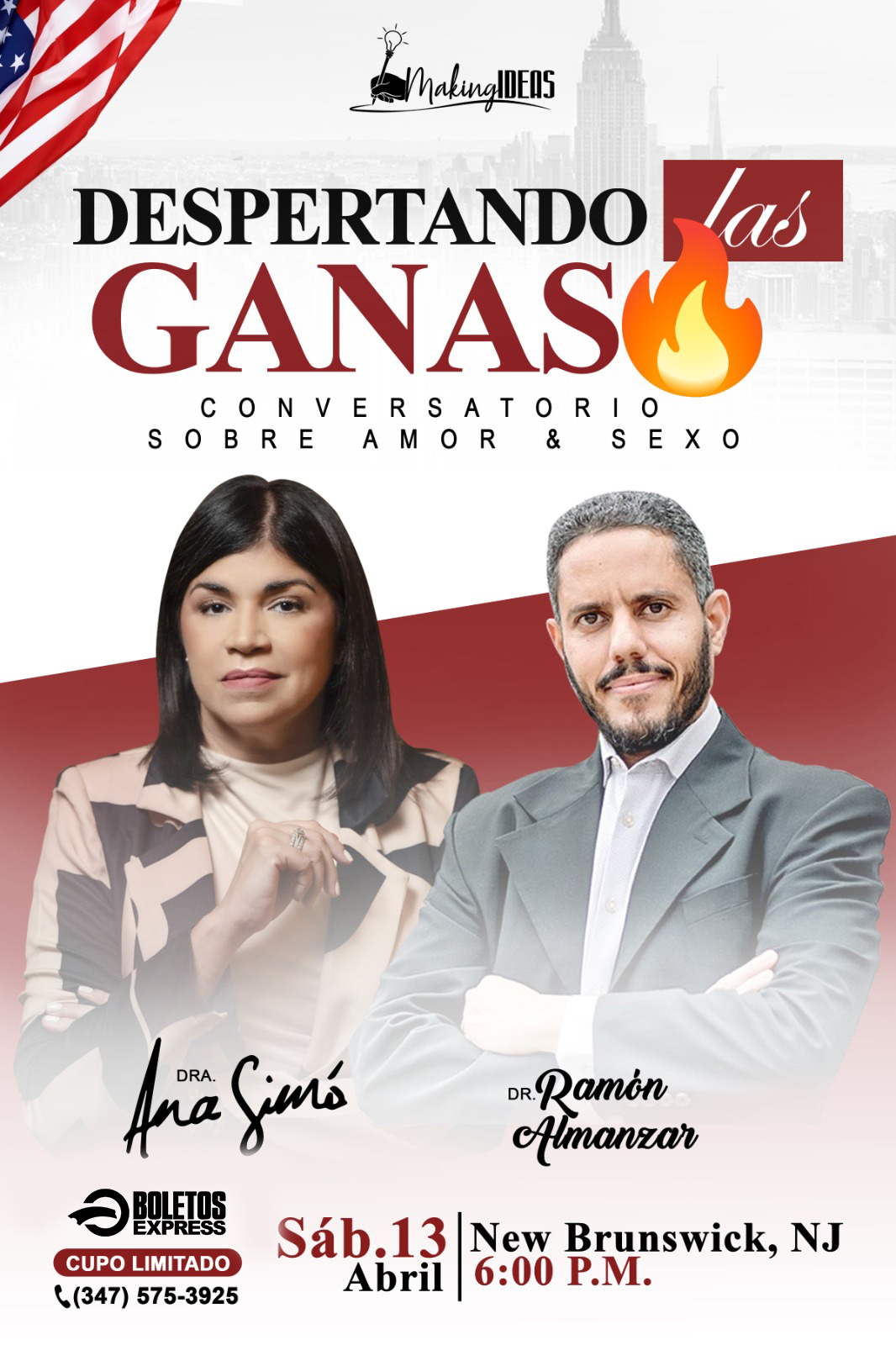 Buy tickets for DRA. ANA SIMÓ | DR. RAMÓN ALMANZAR DRA. ANA SIMÓ | DR. RAMÓN ALMANZAR