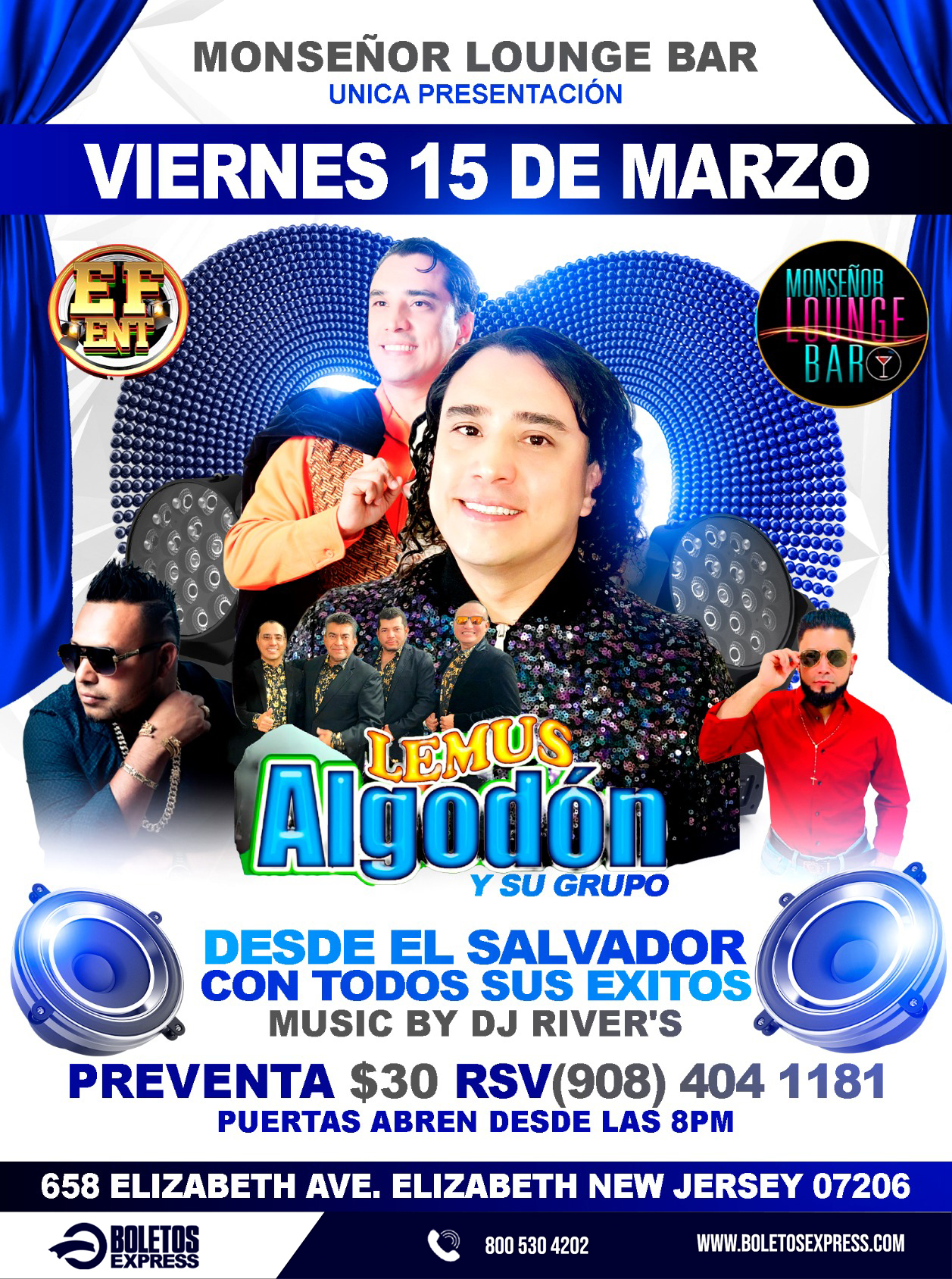 Buy tickets for LEMUS ALGODÓN Y SU GRUPO LEMUS ALGODÓN Y SU GRUPO