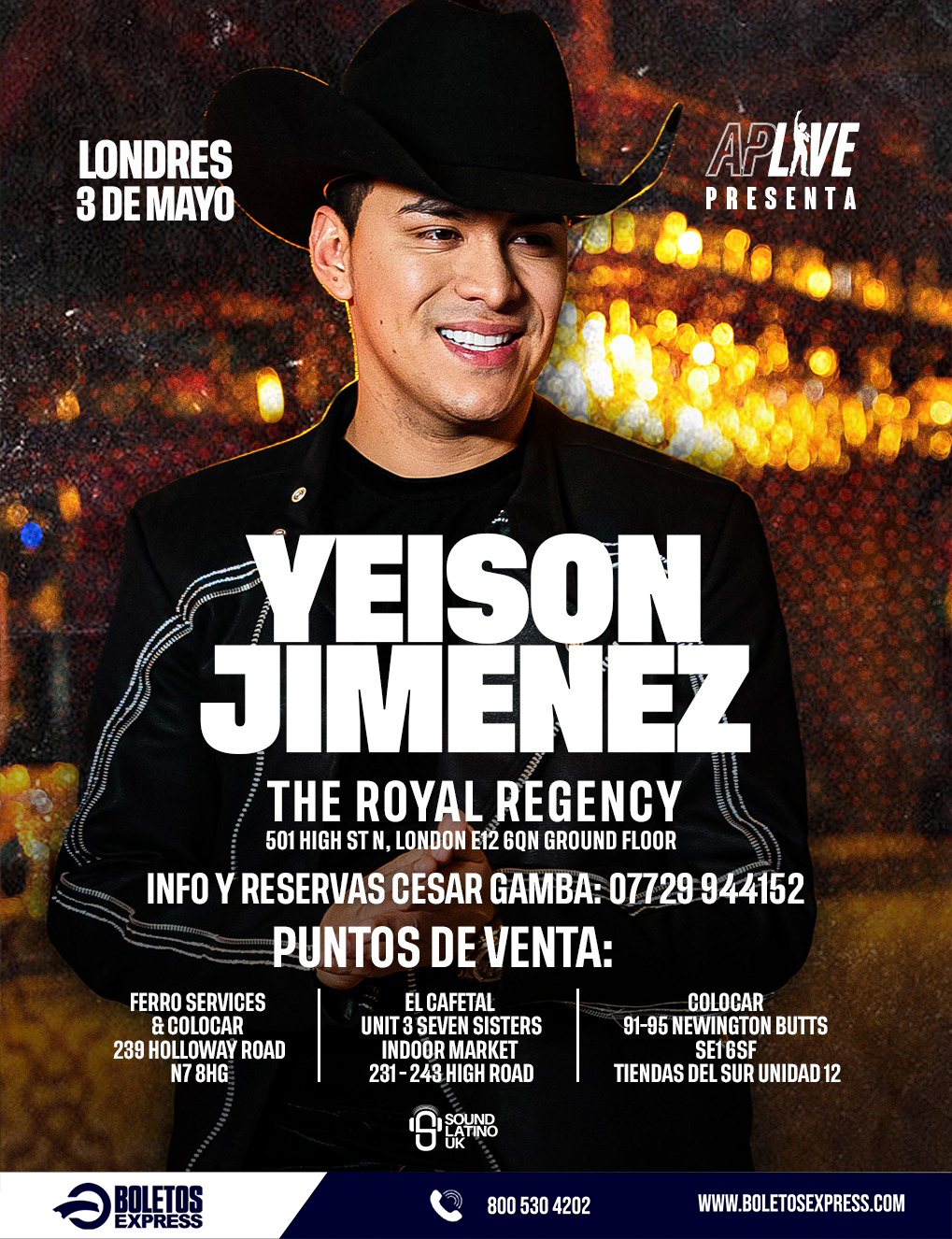 Buy tickets for YEISON JIMENEZ YEISON JIMENEZ