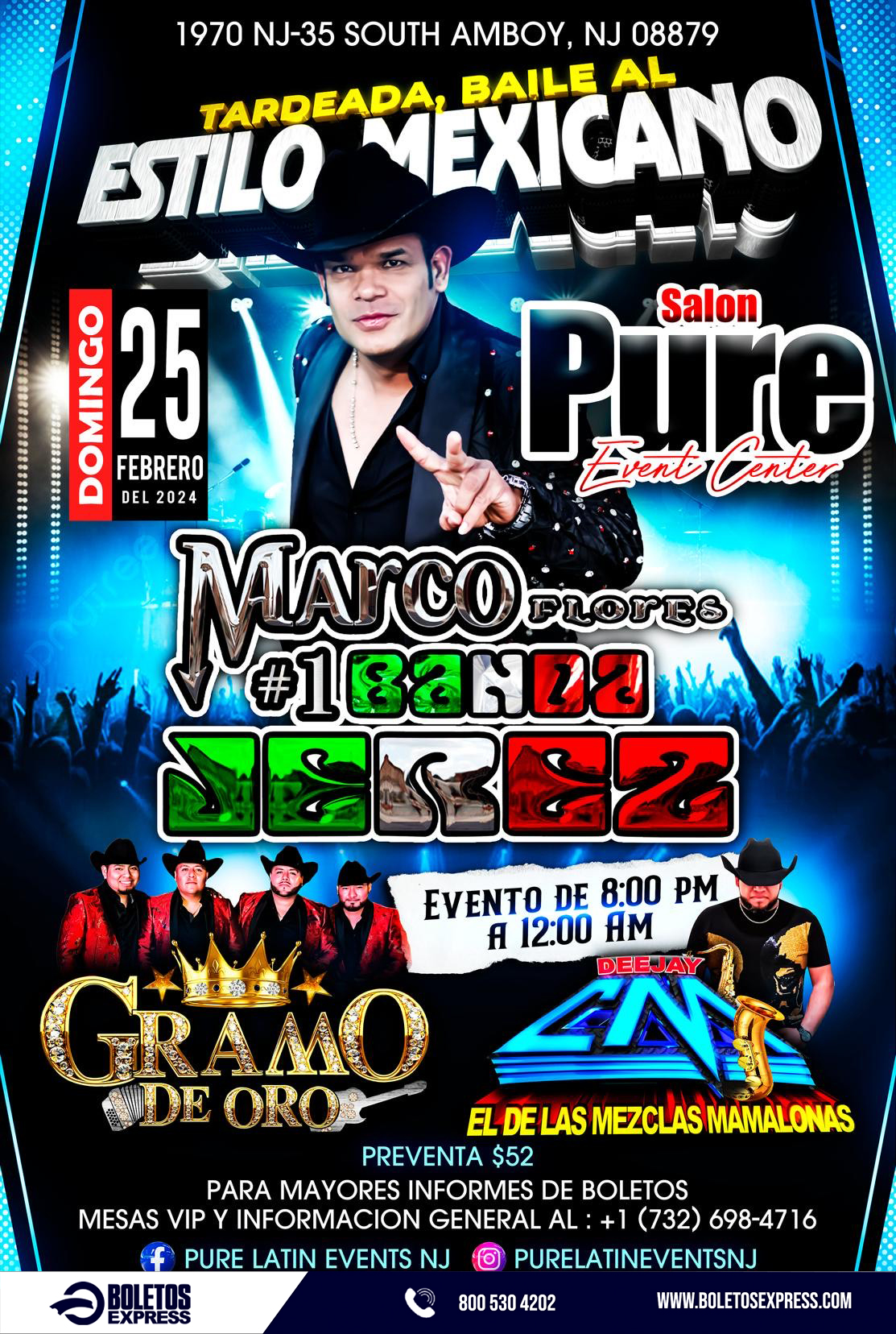Buy tickets for MARCO FLORES BANDA JEREZ MARCO FLORES BANDA JEREZ
