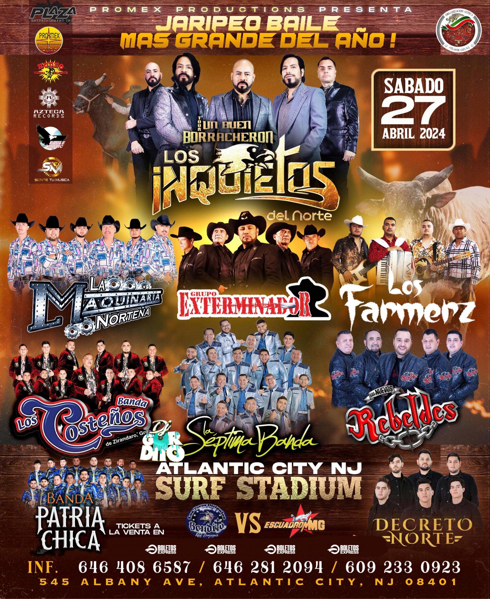 LOS INQUIETOS DEL NORTE Tickets BoletosExpress