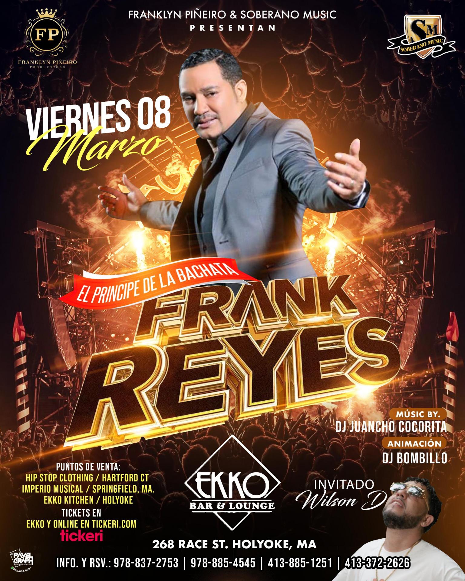 Frank Reyes en vivo Tickets - BoletosExpress