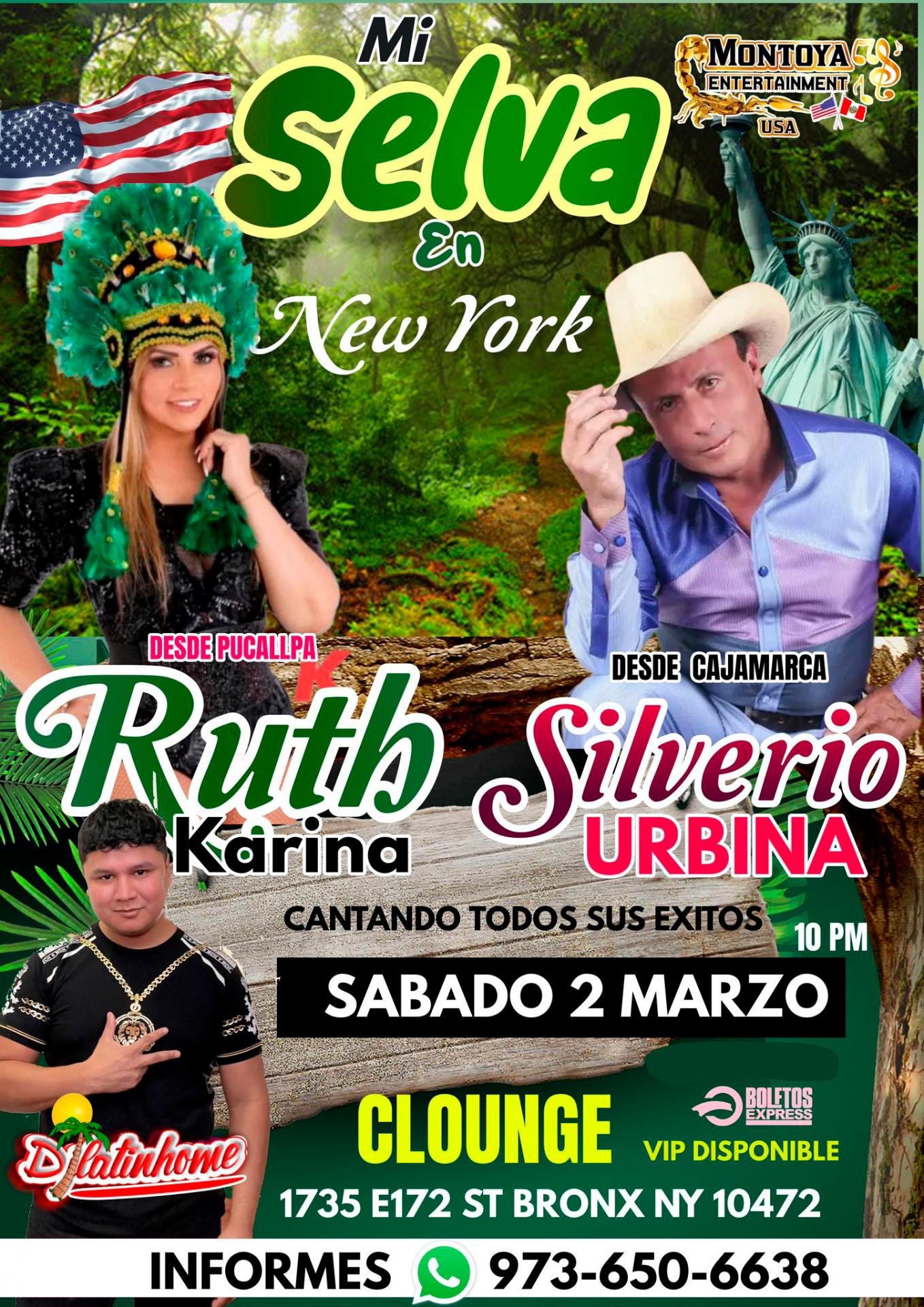Buy tickets for RUTH KARINA | SILVERIO URBINA RUTH KARINA | SILVERIO URBINA