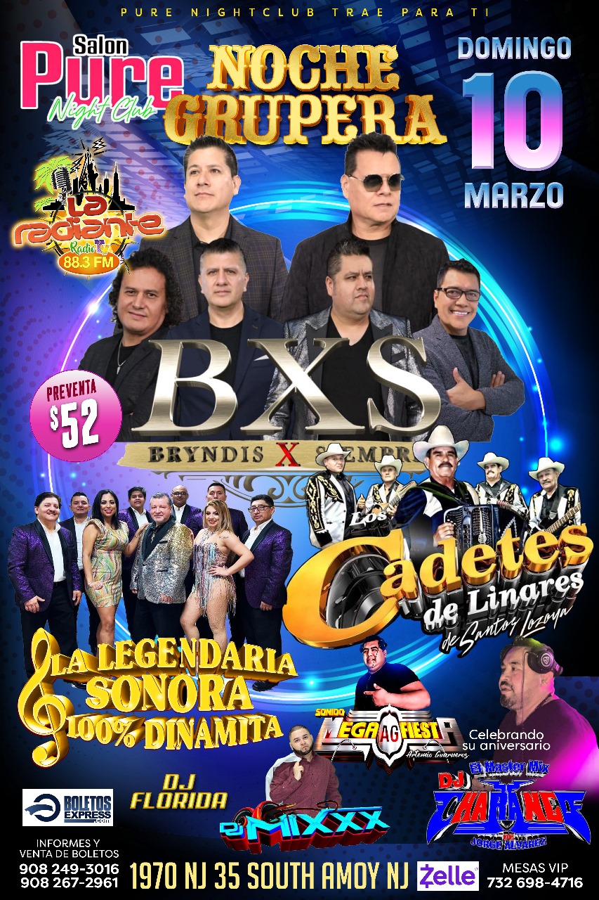 Buy tickets for BRINDYS en Puré Night Club BRINDYS en Puré Night Club