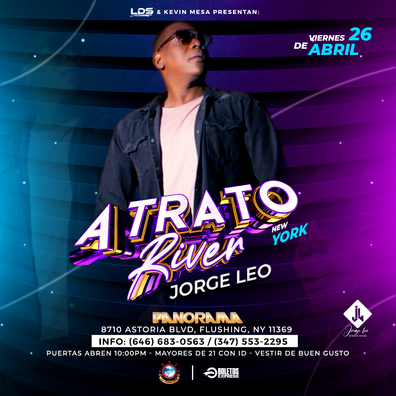 Buy tickets for ATRATO RIVER EN NEW YORK !! ATRATO RIVER EN NEW YORK !!